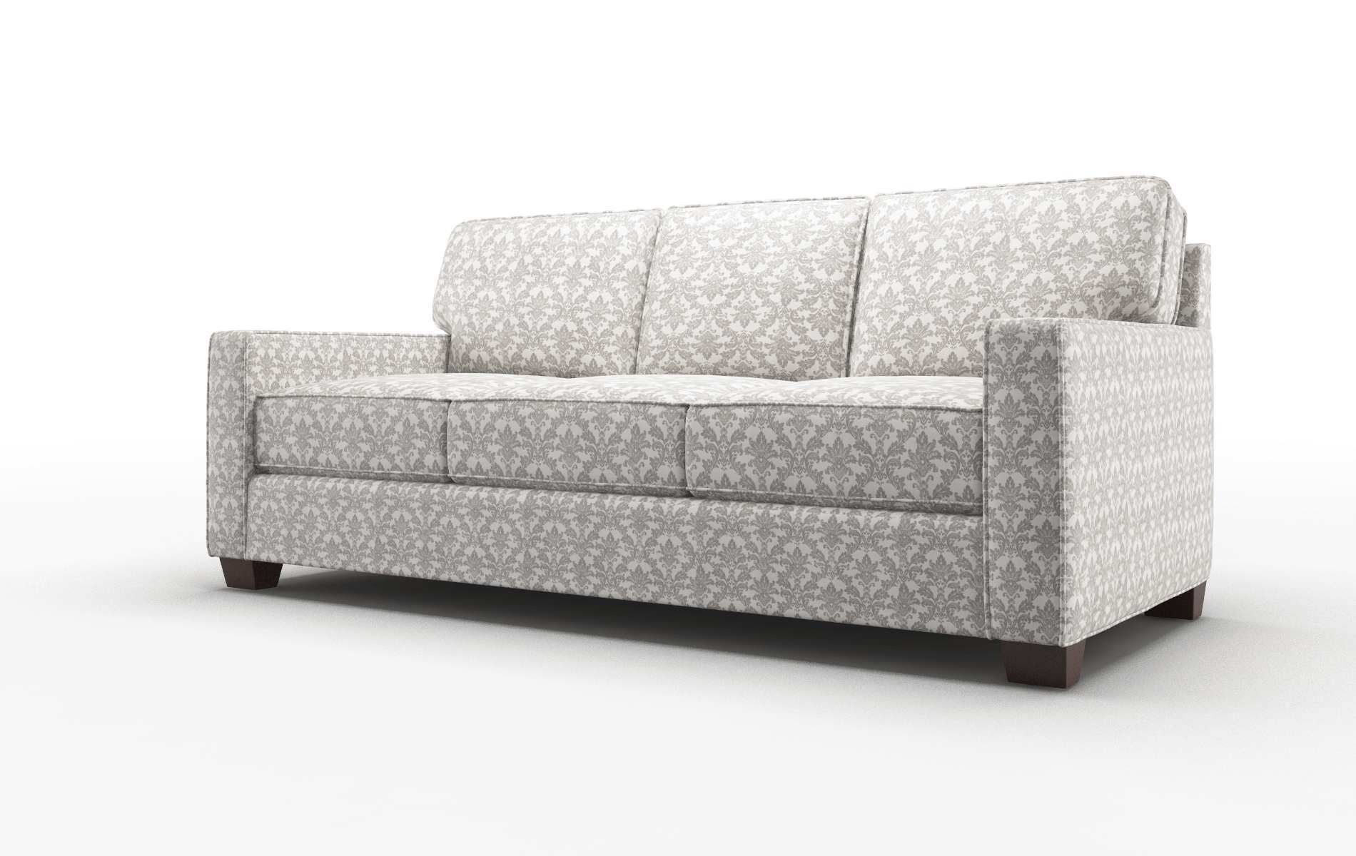 Chicago Bergamo Dove Sofa espresso legs 4
