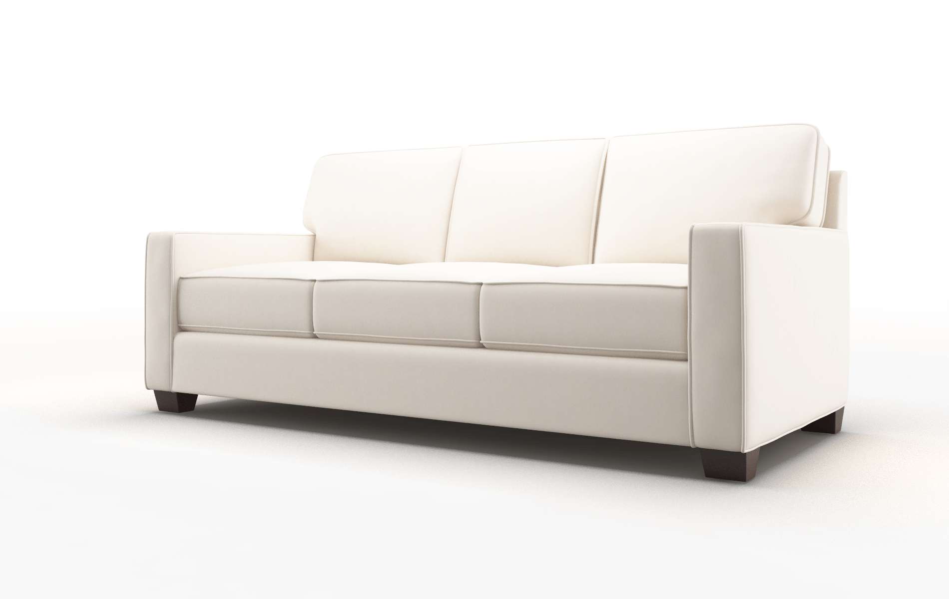 Chicago Blanche Milky Sofa espresso legs 4