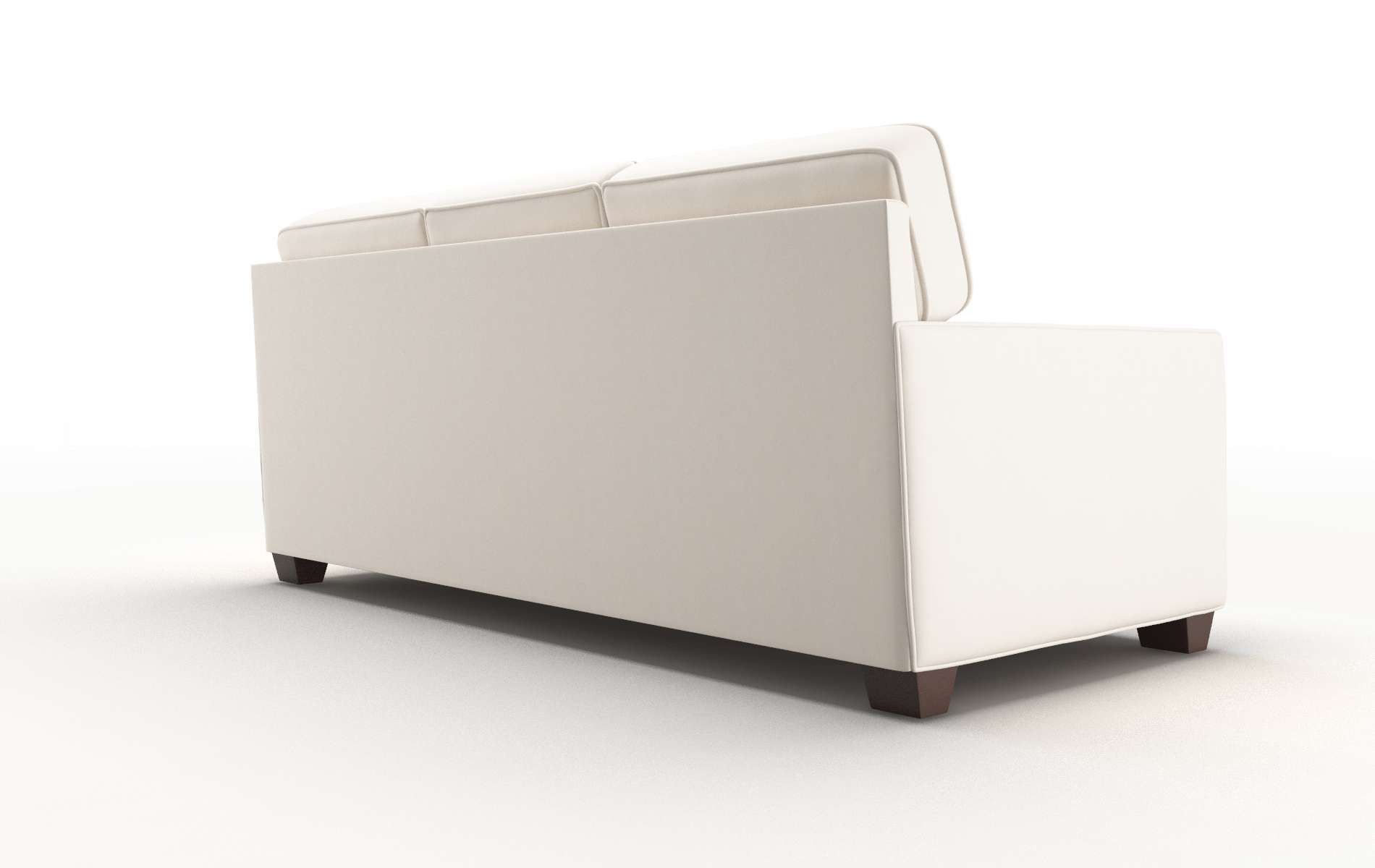 Chicago Blanche Milky Sofa espresso legs 5