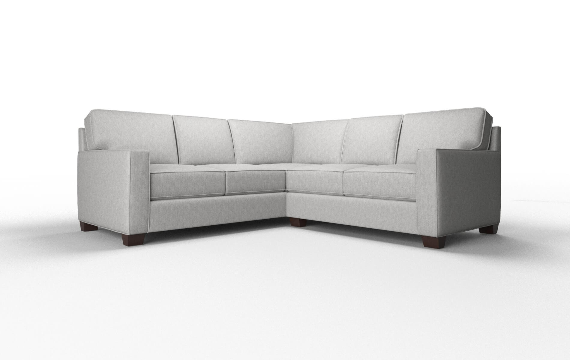 Chicago Bungalow graphite Sectional Espresso Legs  1