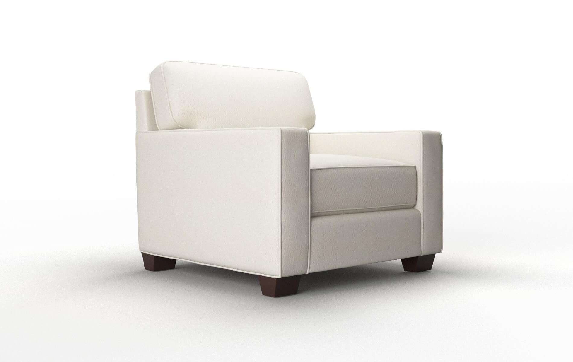 Chicago Bungalow Ivory Chair espresso legs 2