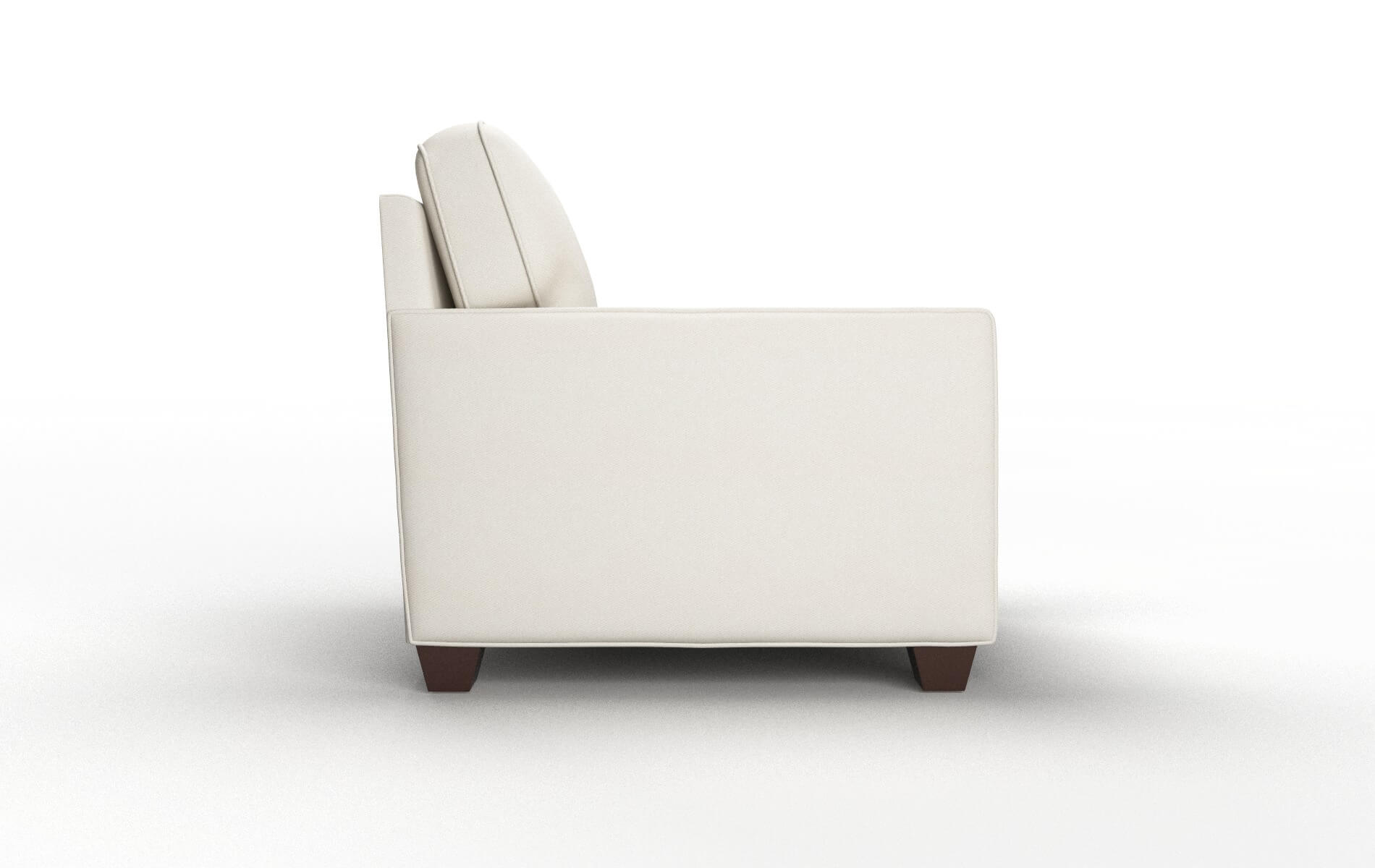 Chicago Bungalow Ivory Chair espresso legs 3