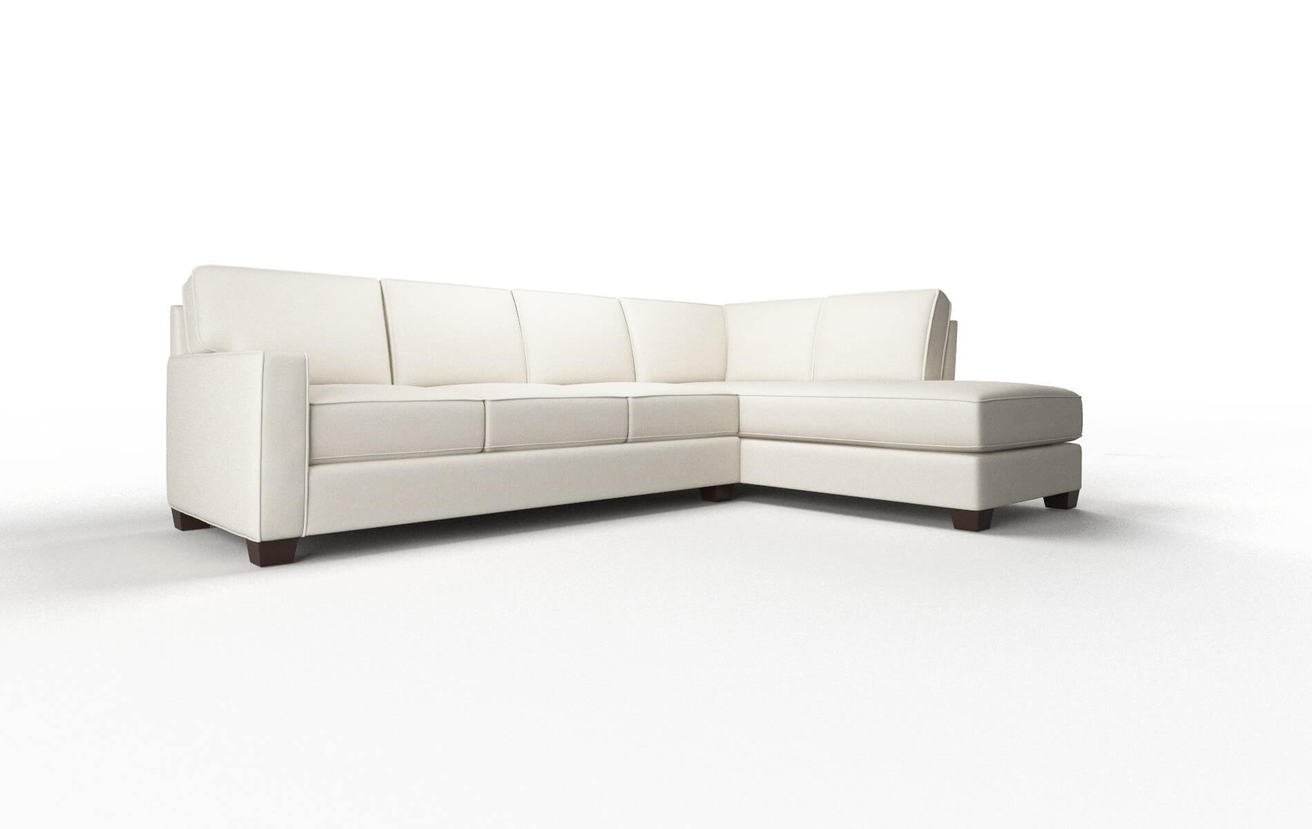 Chicago Bungalow Ivory Panel espresso legs 2