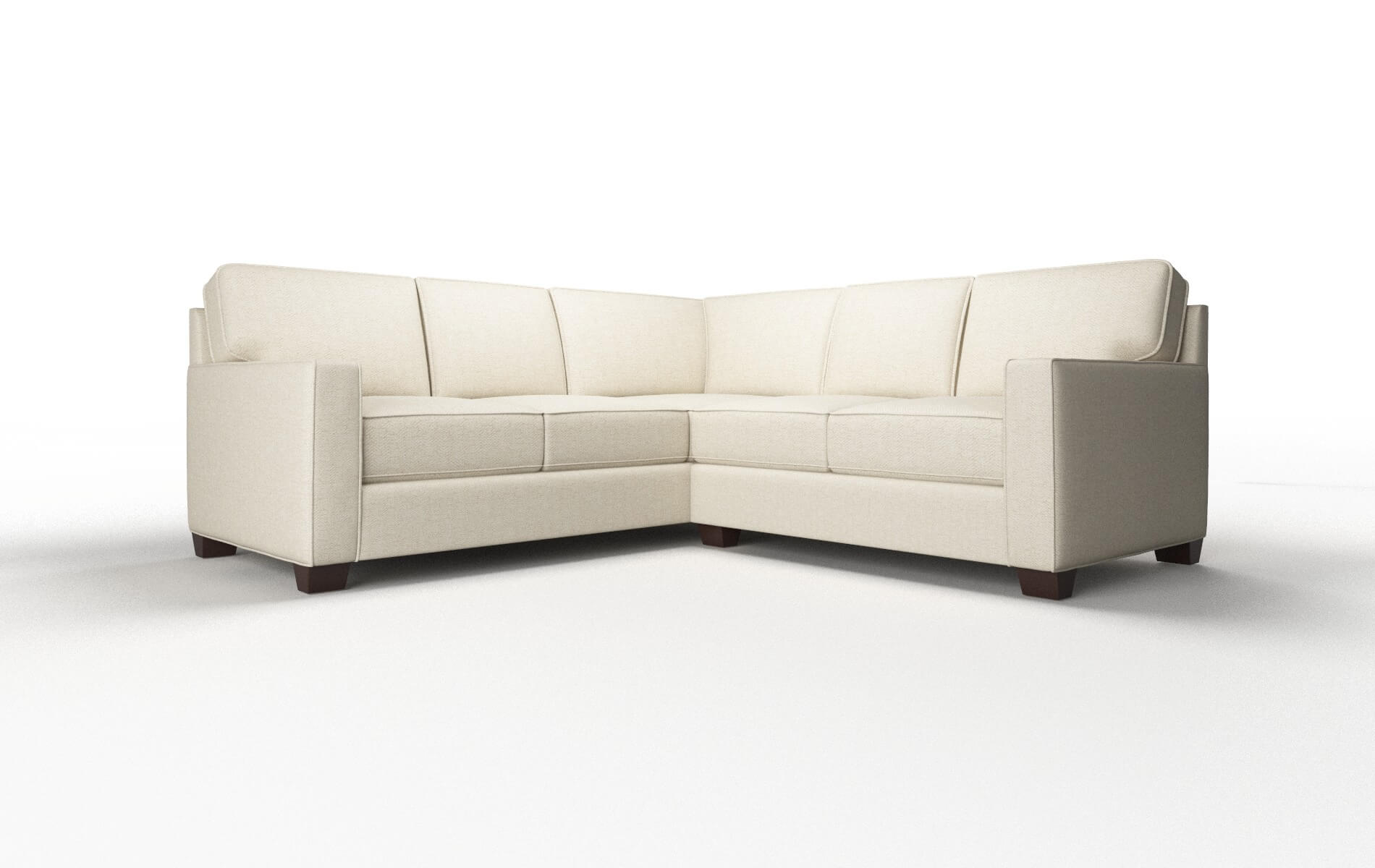 Chicago Catalina Wheat Sectional espresso legs