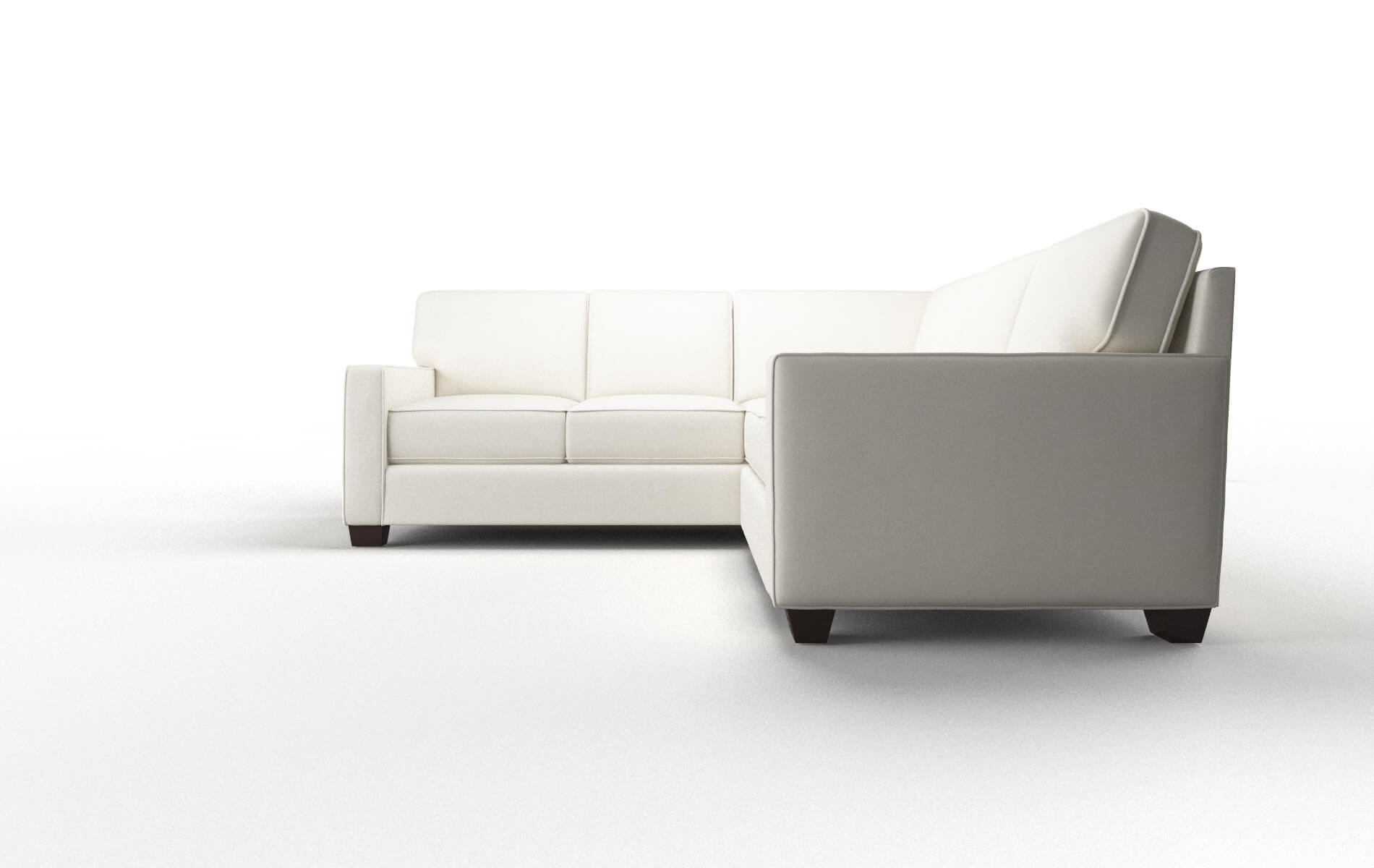 Chicago Chance Bone Sectional espresso legs 5