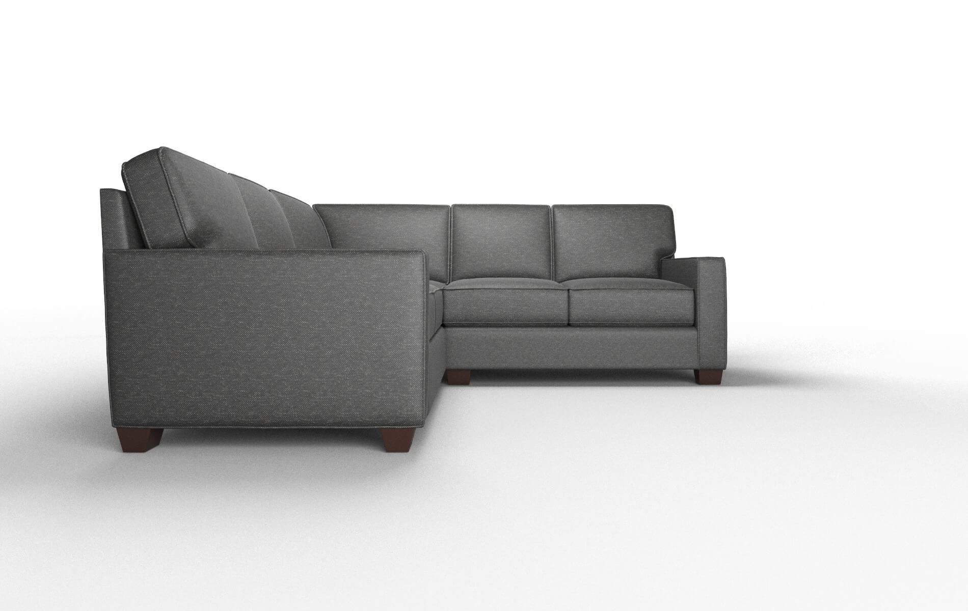 Chicago Chance Denim Sectional espresso legs 2