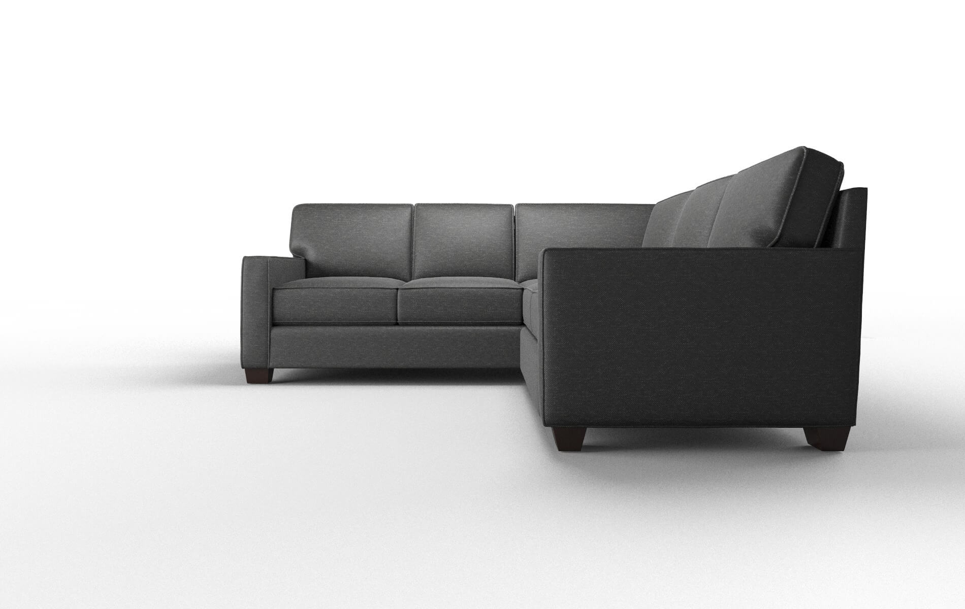 Chicago Chance Denim Sectional espresso legs 5