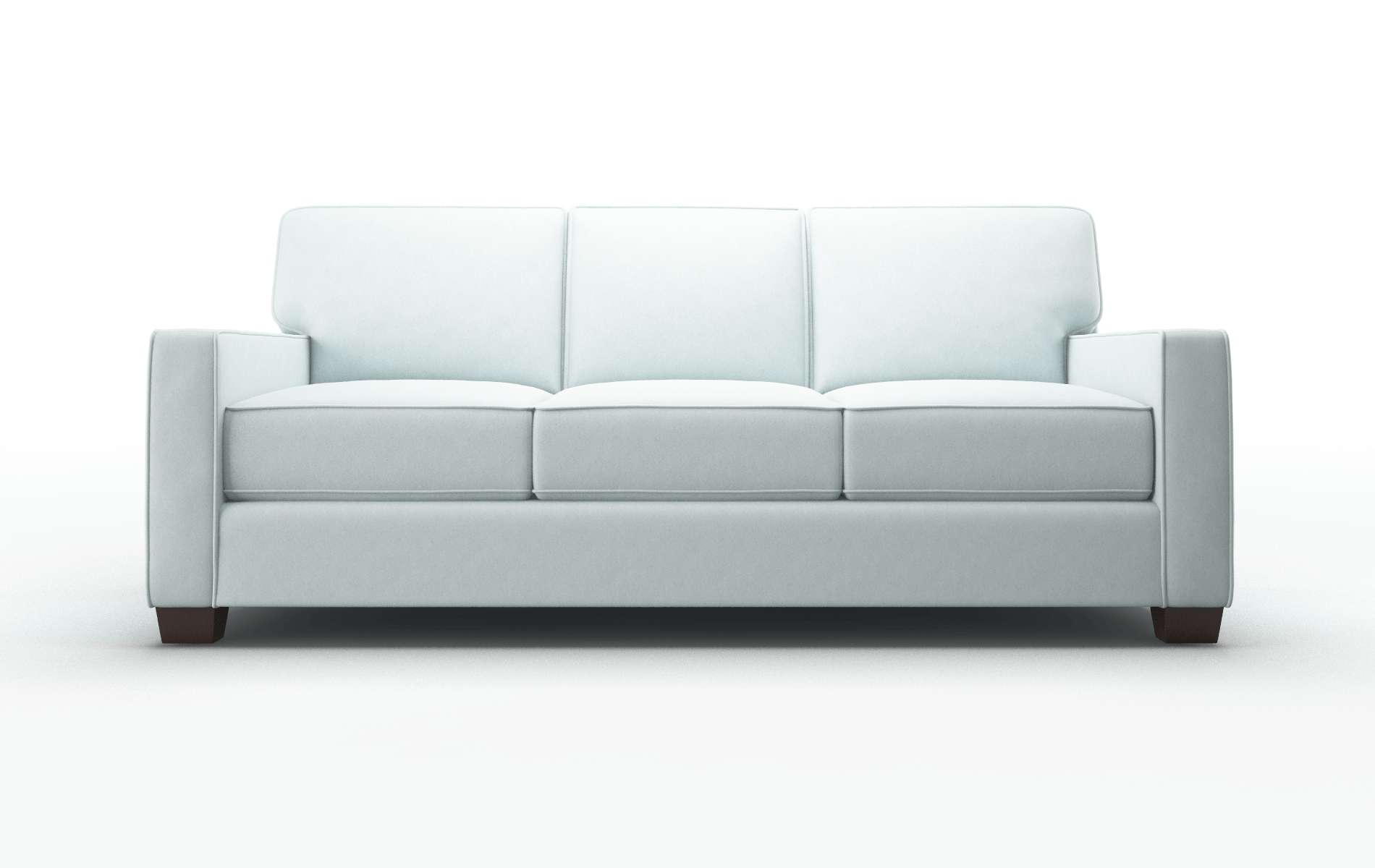 Chicago Clyde Cornflower Sofa espresso legs 1