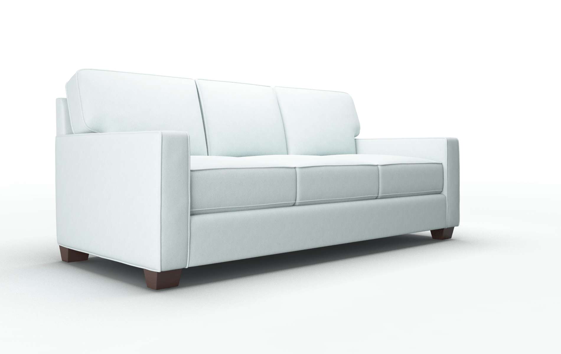 Chicago Clyde Cornflower Sofa espresso legs 2