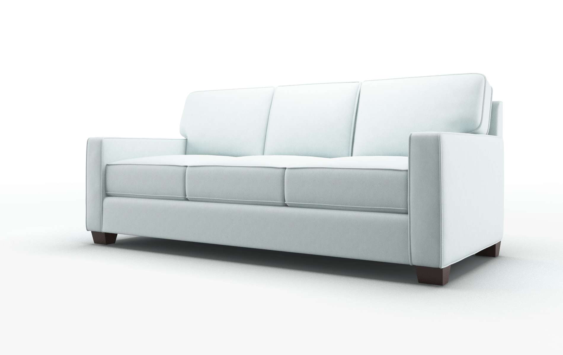 Chicago Clyde Cornflower Sofa espresso legs 4