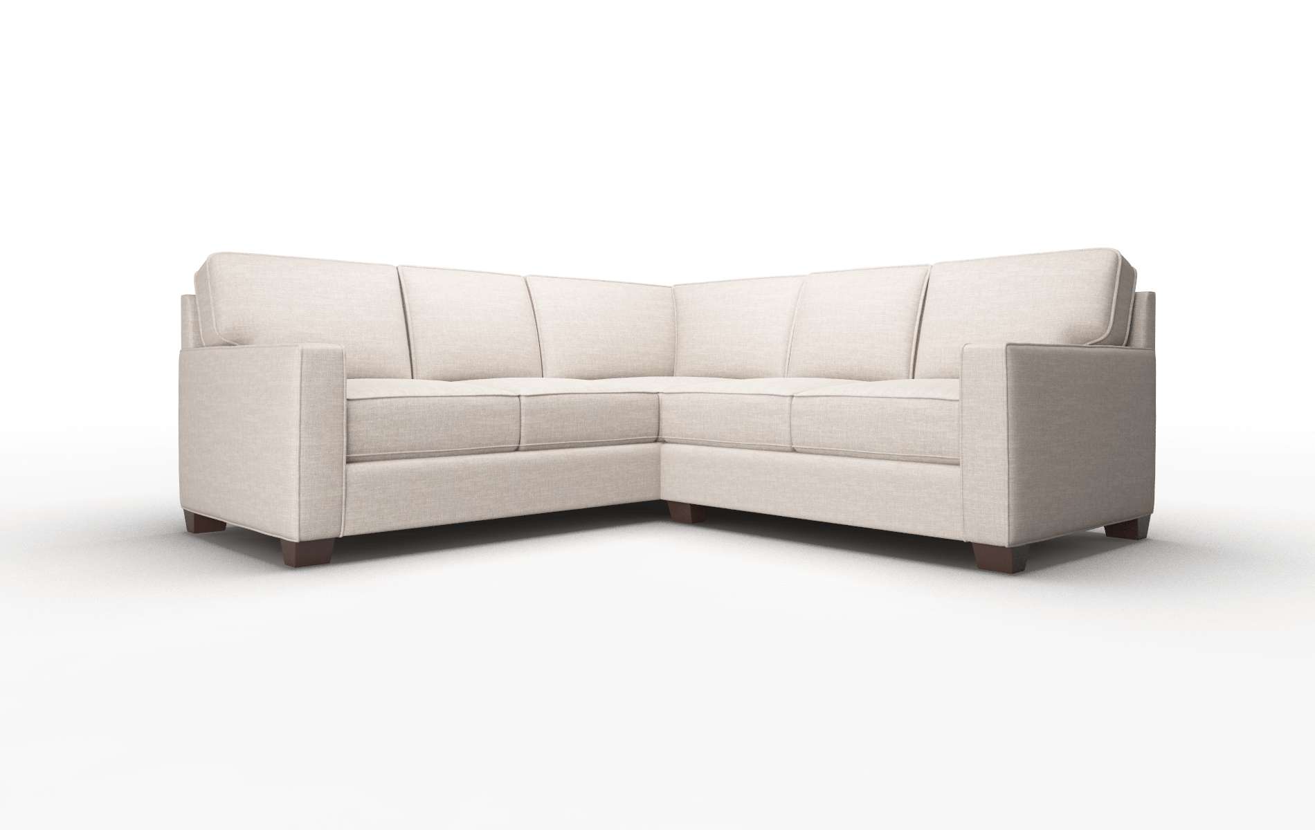 Chicago Clyde Dolphin Sectional espresso legs 1