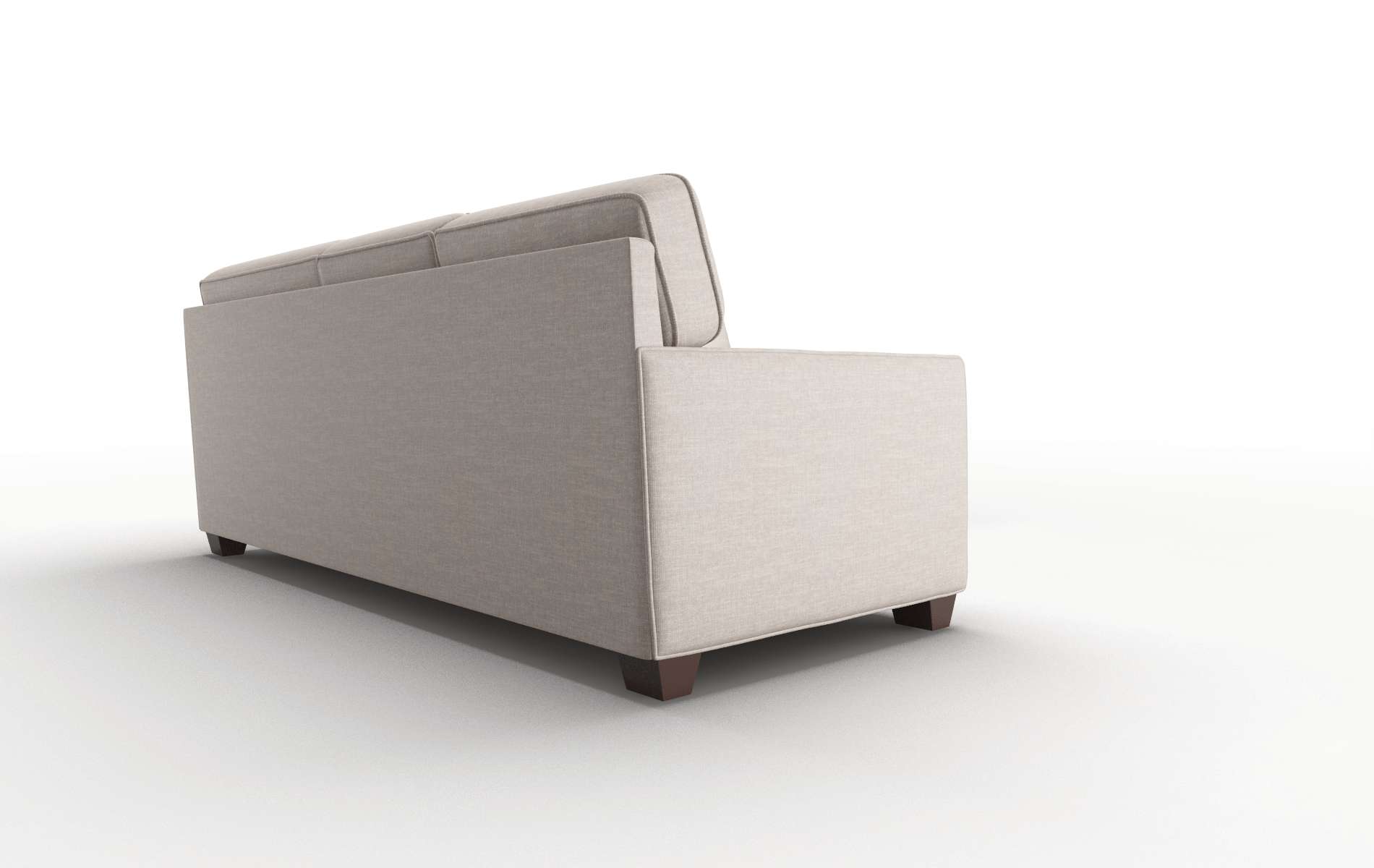 Chicago Clyde Dolphin Sectional espresso legs 3