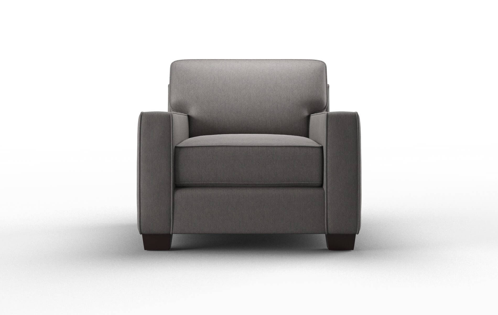 Chicago Cosmo Charcoal Chair espresso legs 1