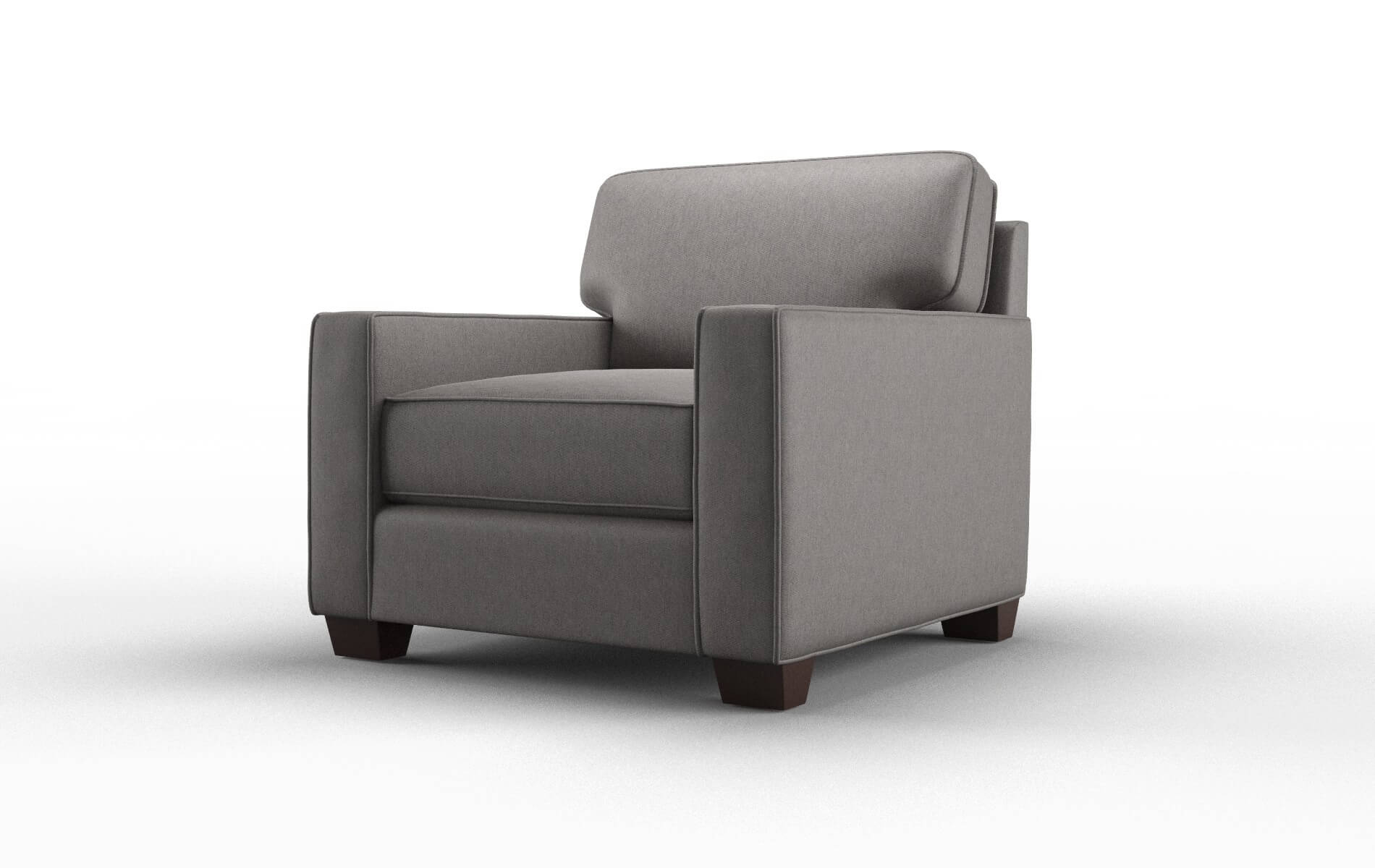 Chicago Cosmo Charcoal Chair espresso legs 4