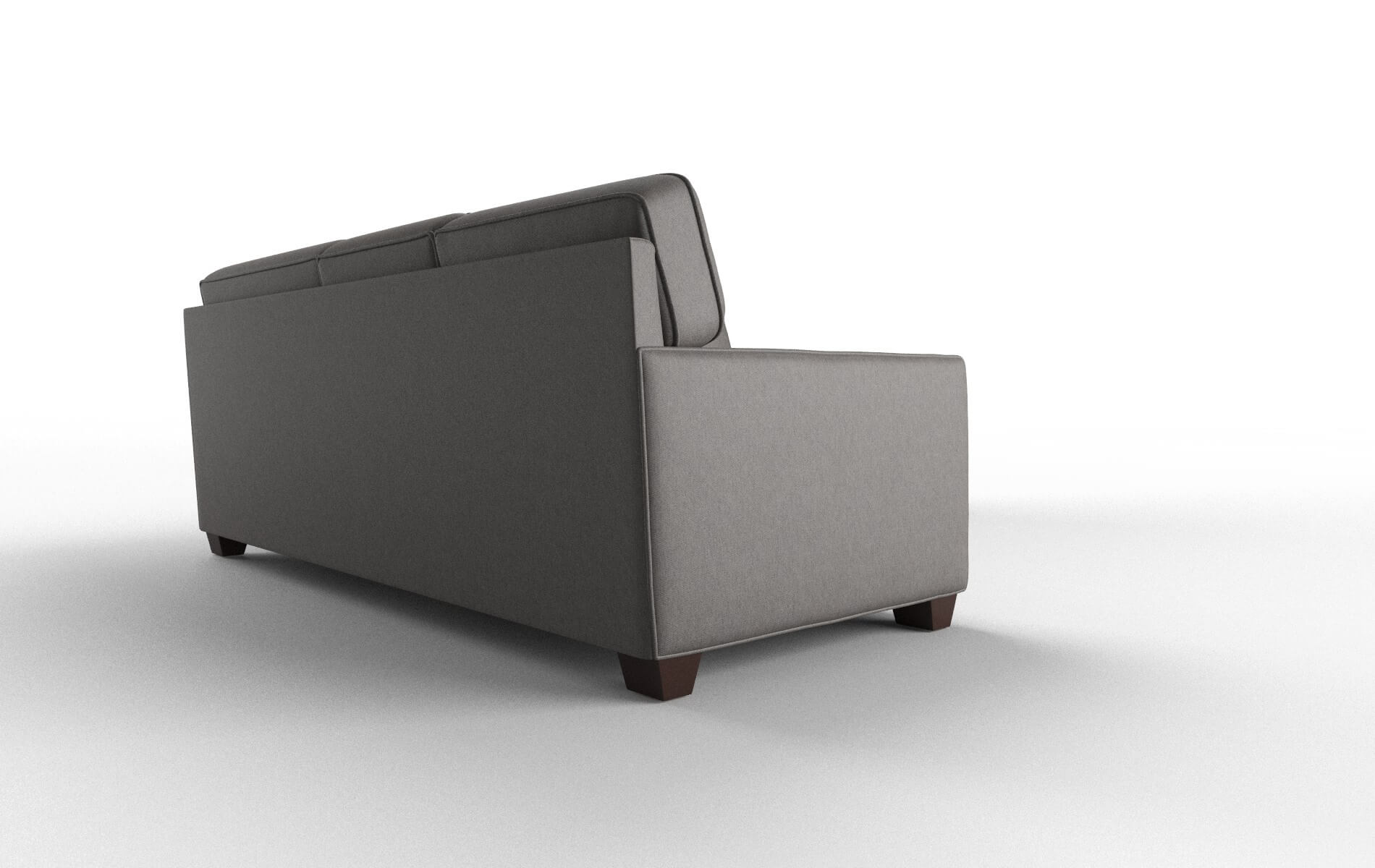 Chicago Cosmo Charcoal Sectional espresso legs 3