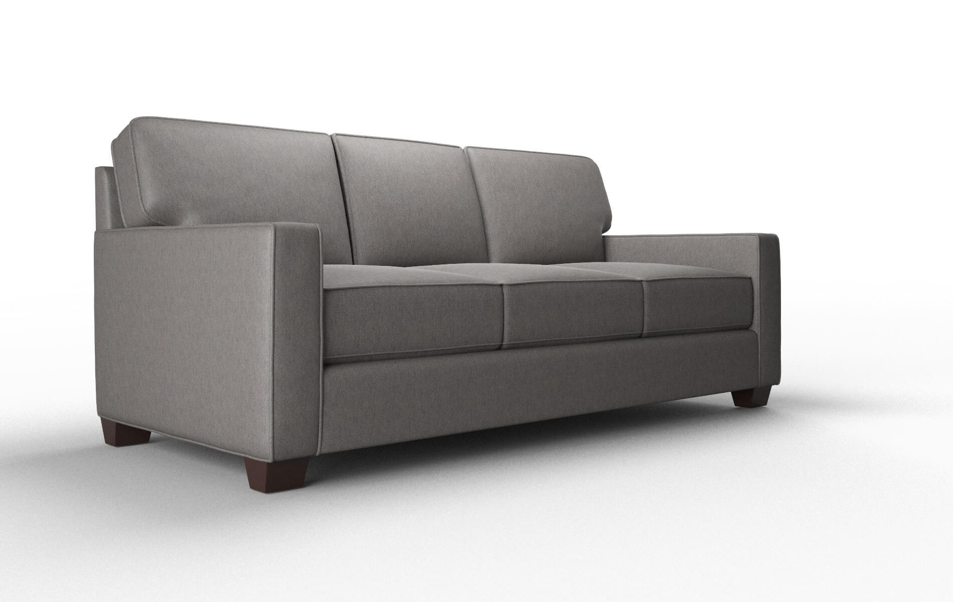Chicago Cosmo Charcoal Sofa espresso legs 2