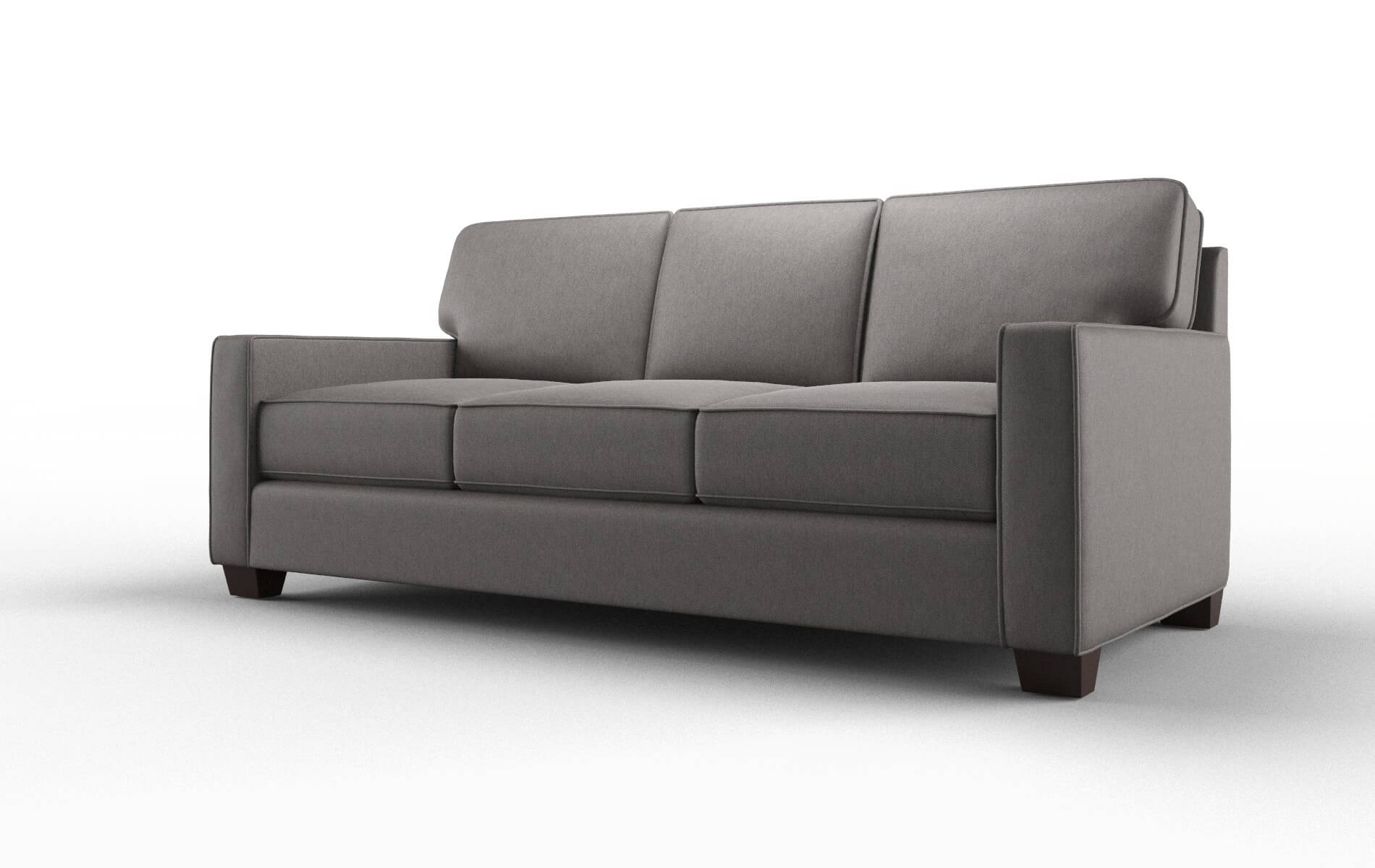 Chicago Cosmo Charcoal Sofa espresso legs 4