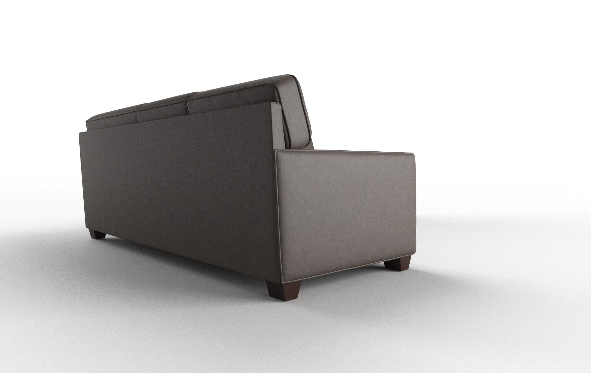 Chicago Cosmo Chocolate Sectional espresso legs 3