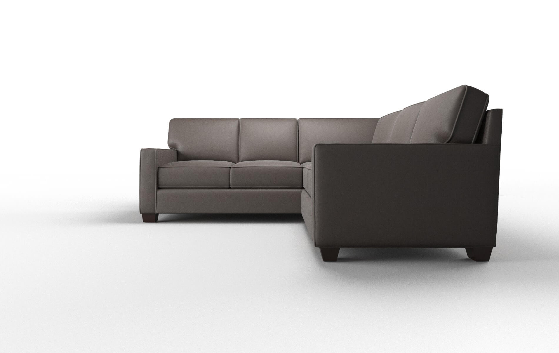 Chicago Cosmo Chocolate Sectional espresso legs 5