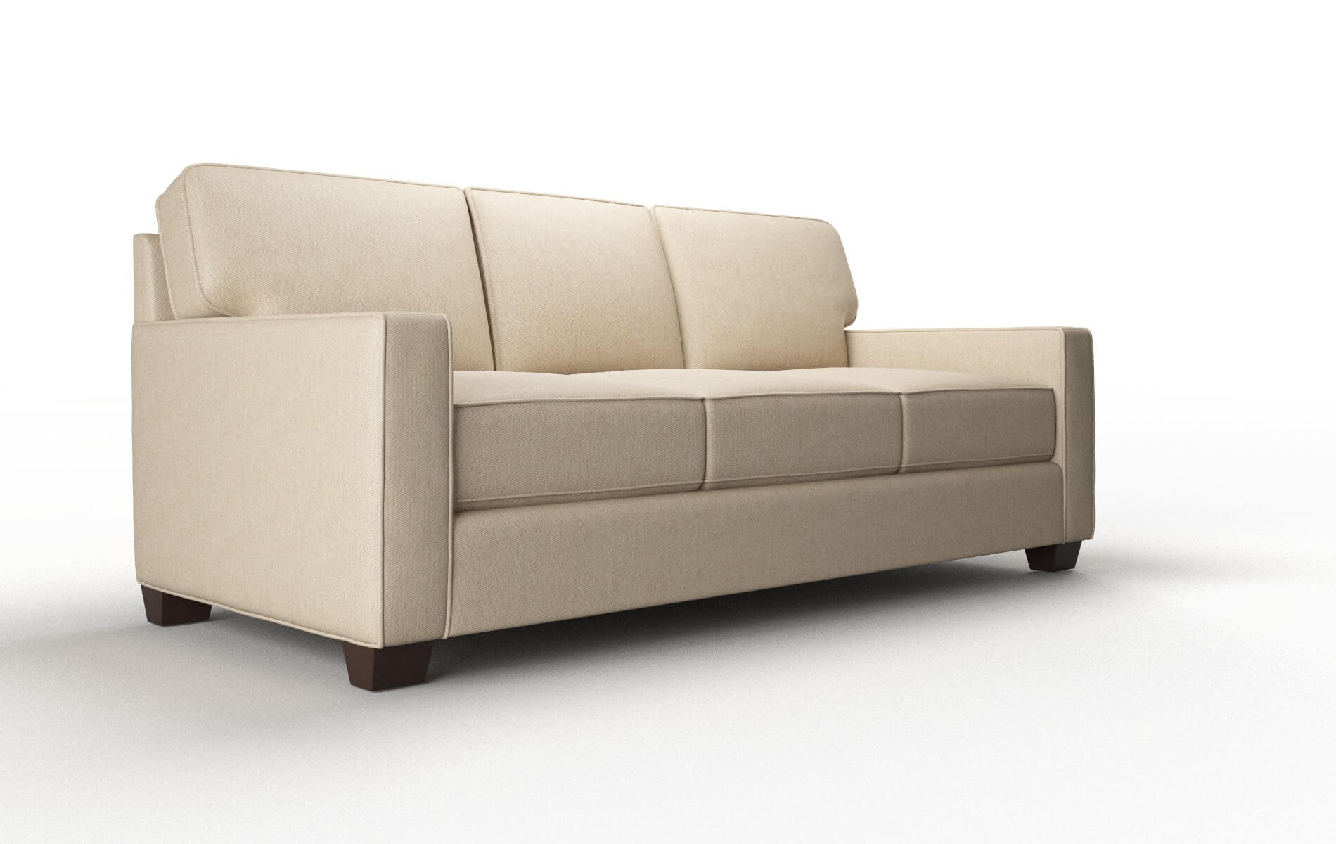 Chicago Cosmo Fawn Sofa espresso legs 2