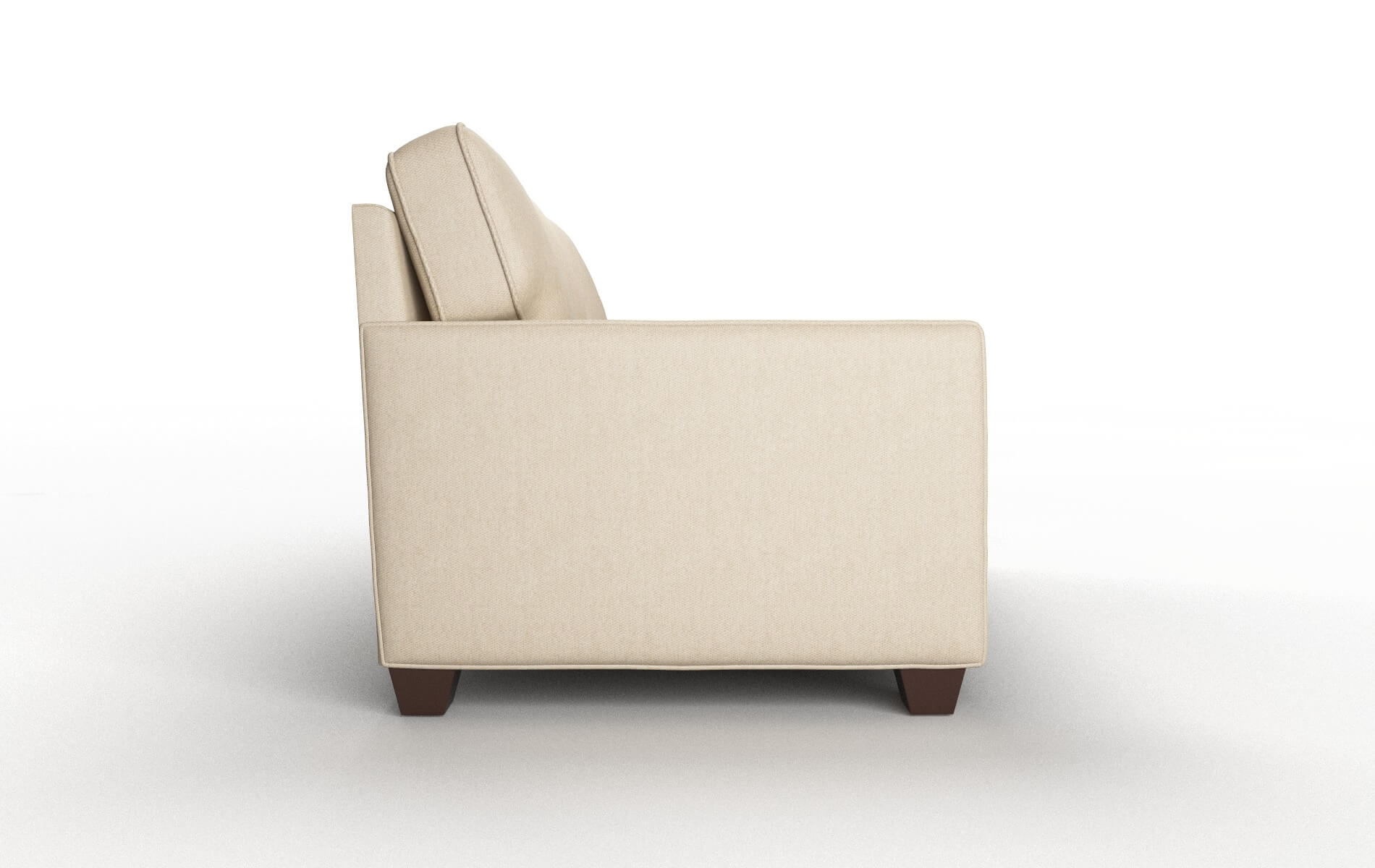 Chicago Cosmo Fawn Sofa espresso legs 3