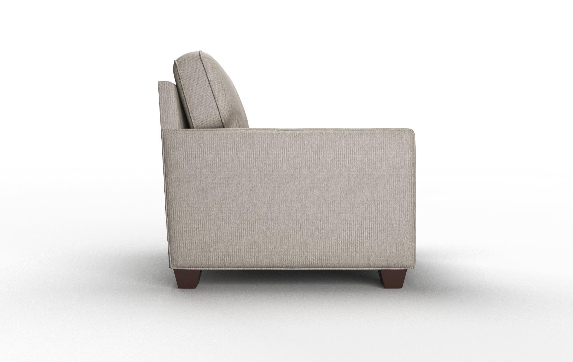 Chicago Cosmo Taupe Chair espresso legs 3