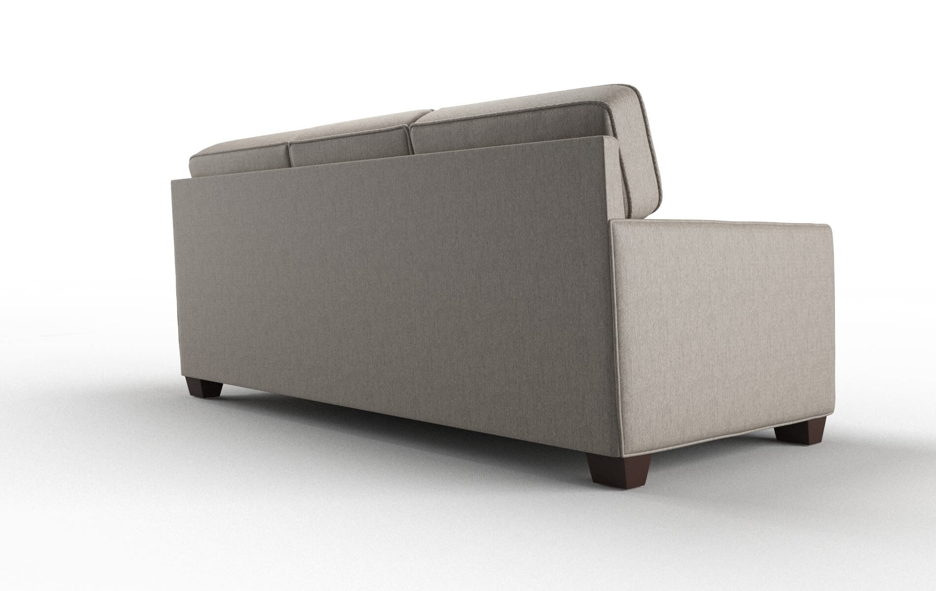 Chicago Cosmo Taupe Sofa espresso legs 5