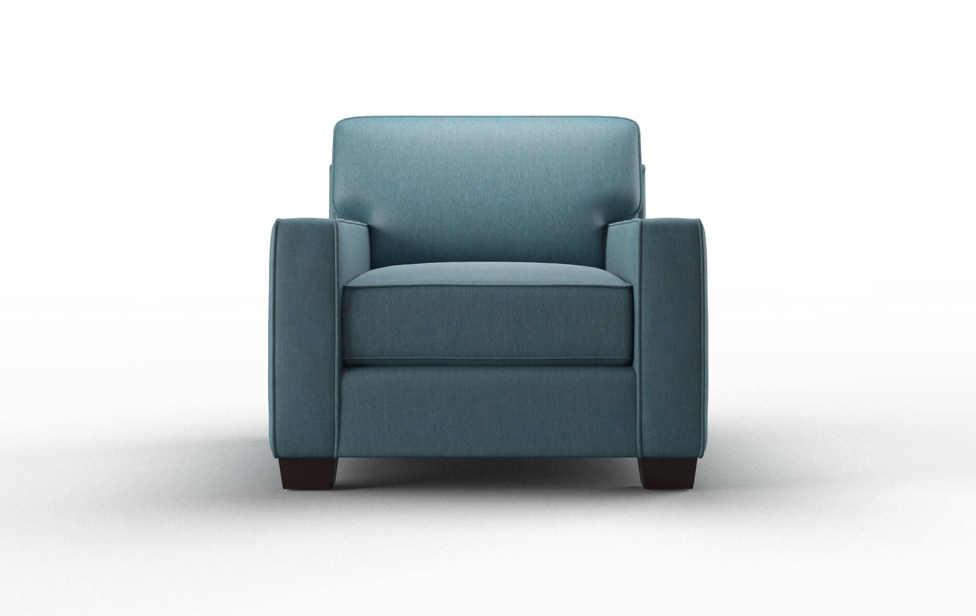 Chicago Cosmo Teal Chair espresso legs 1