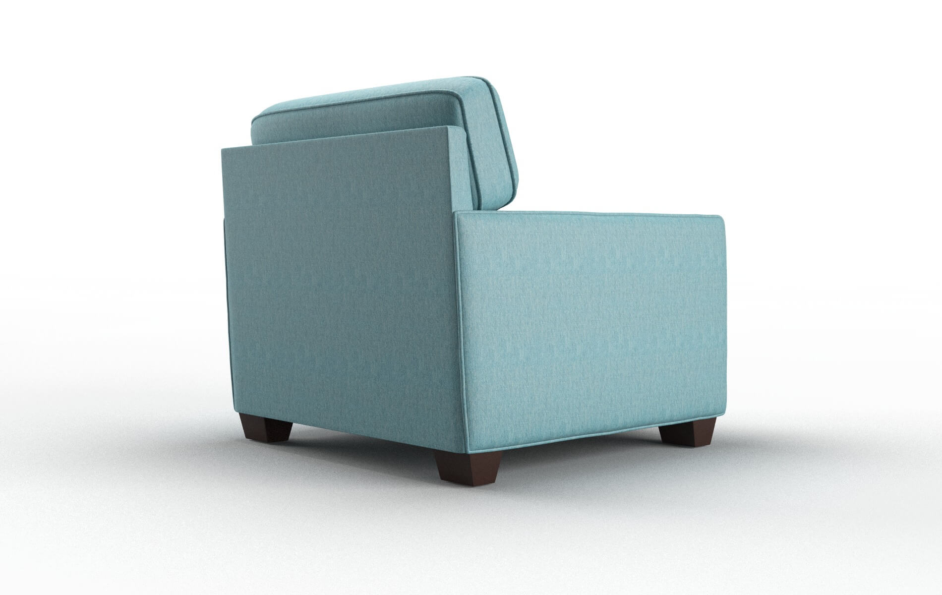 Chicago Cosmo Turquoise Chair espresso legs 5