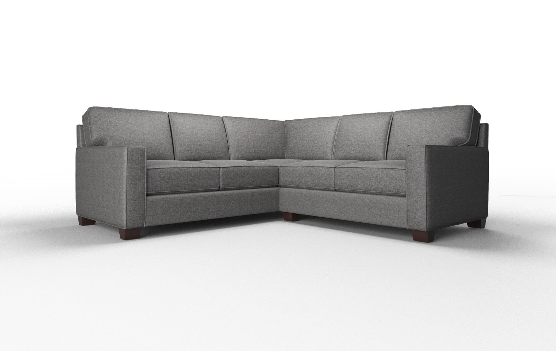 Chicago Curious Pacific Sectional espresso legs