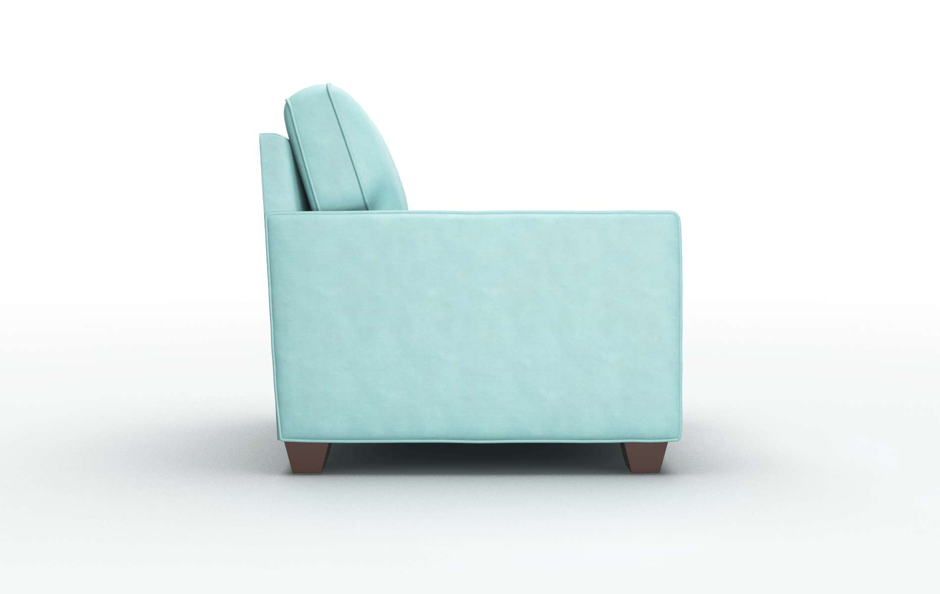 Chicago Curious Turquoise Chair espresso legs 3