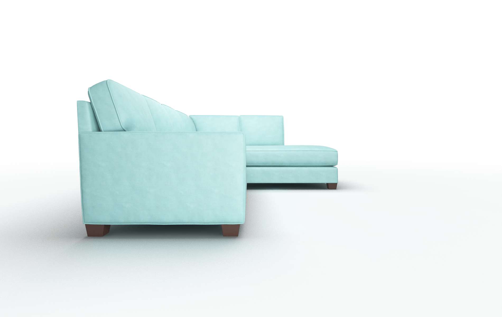 Chicago Curious Turquoise Panel espresso legs 3