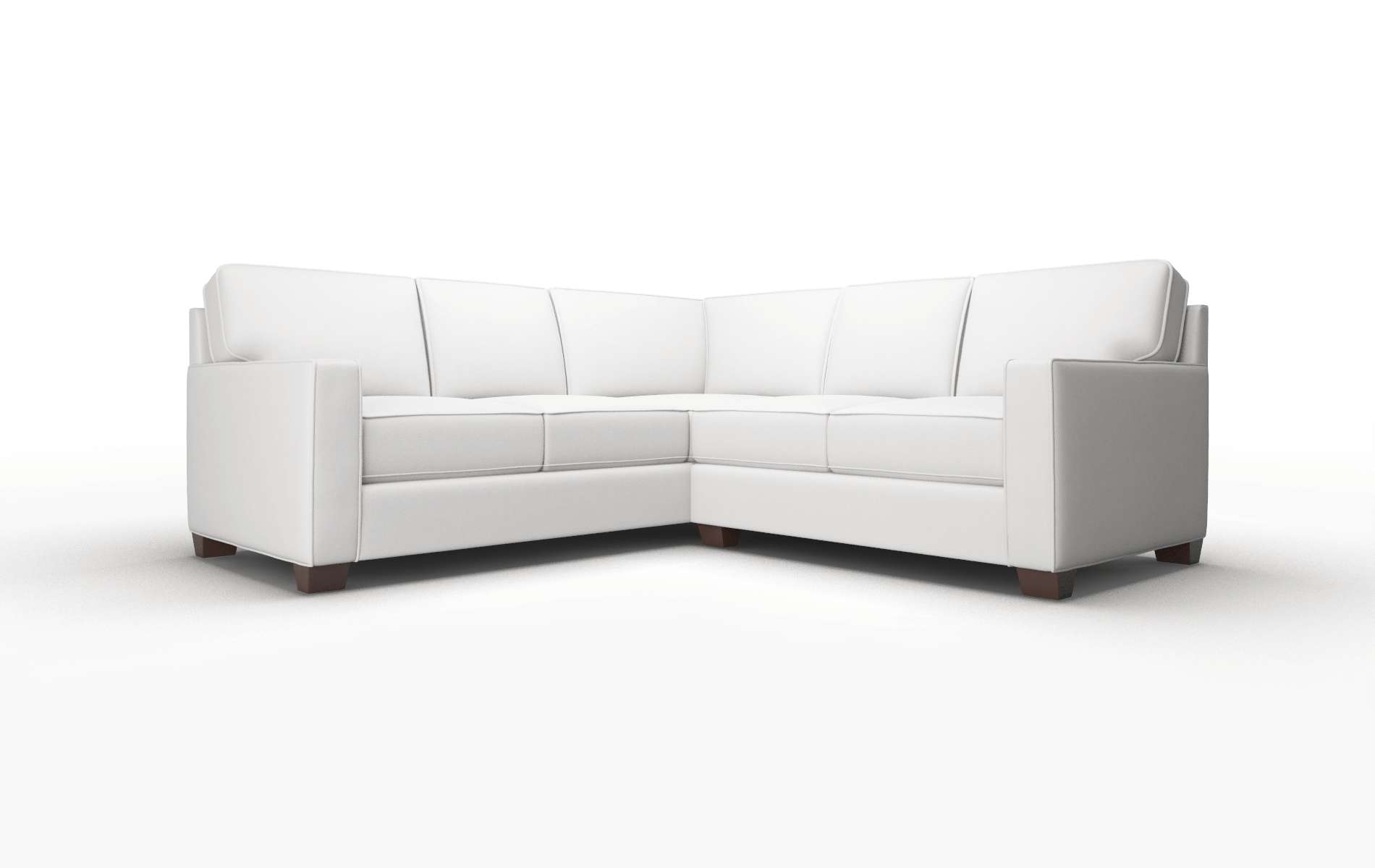 Chicago Dawson Platinum Sectional espresso legs 1