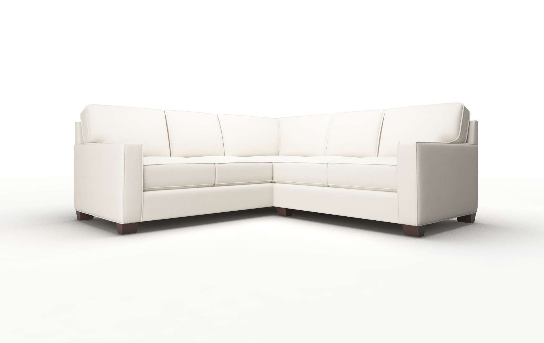 Chicago Dawson sand Sectional Espresso Legs  1