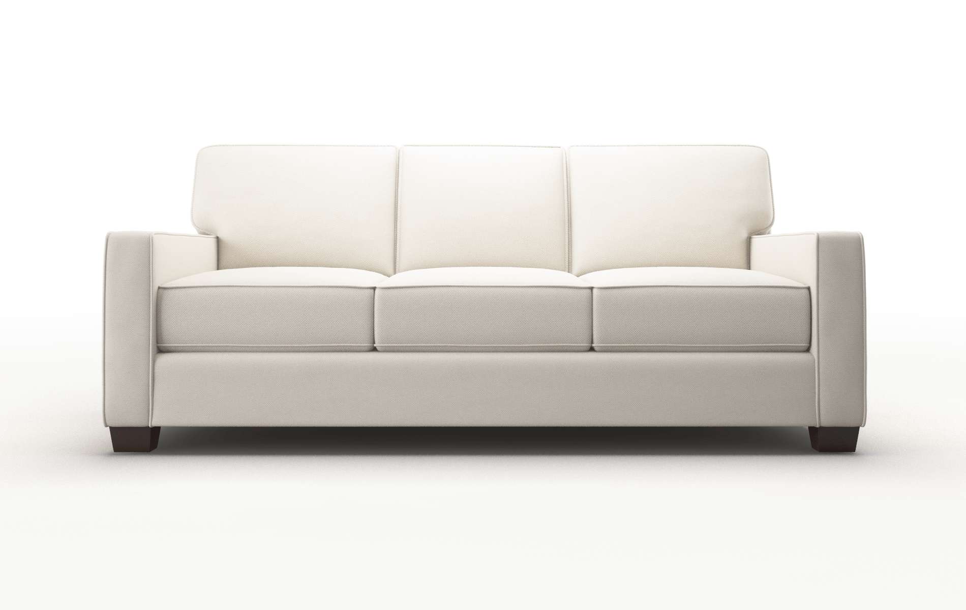 Chicago Dawson Sand Sofa espresso legs 1