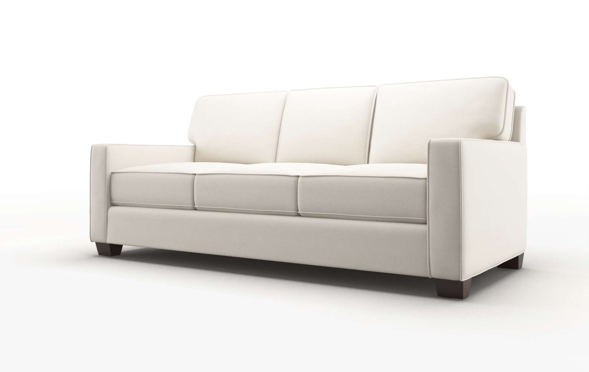 Chicago Dawson Sand Sofa espresso legs 4