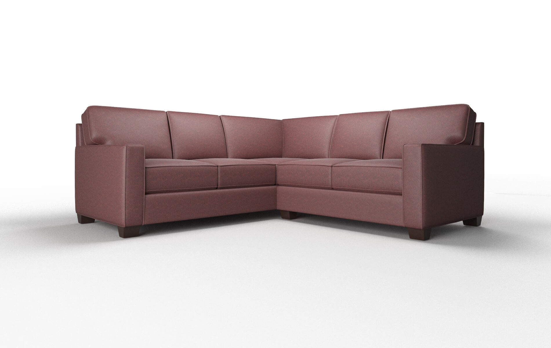 Chicago Derby Berry Sectional espresso legs 1
