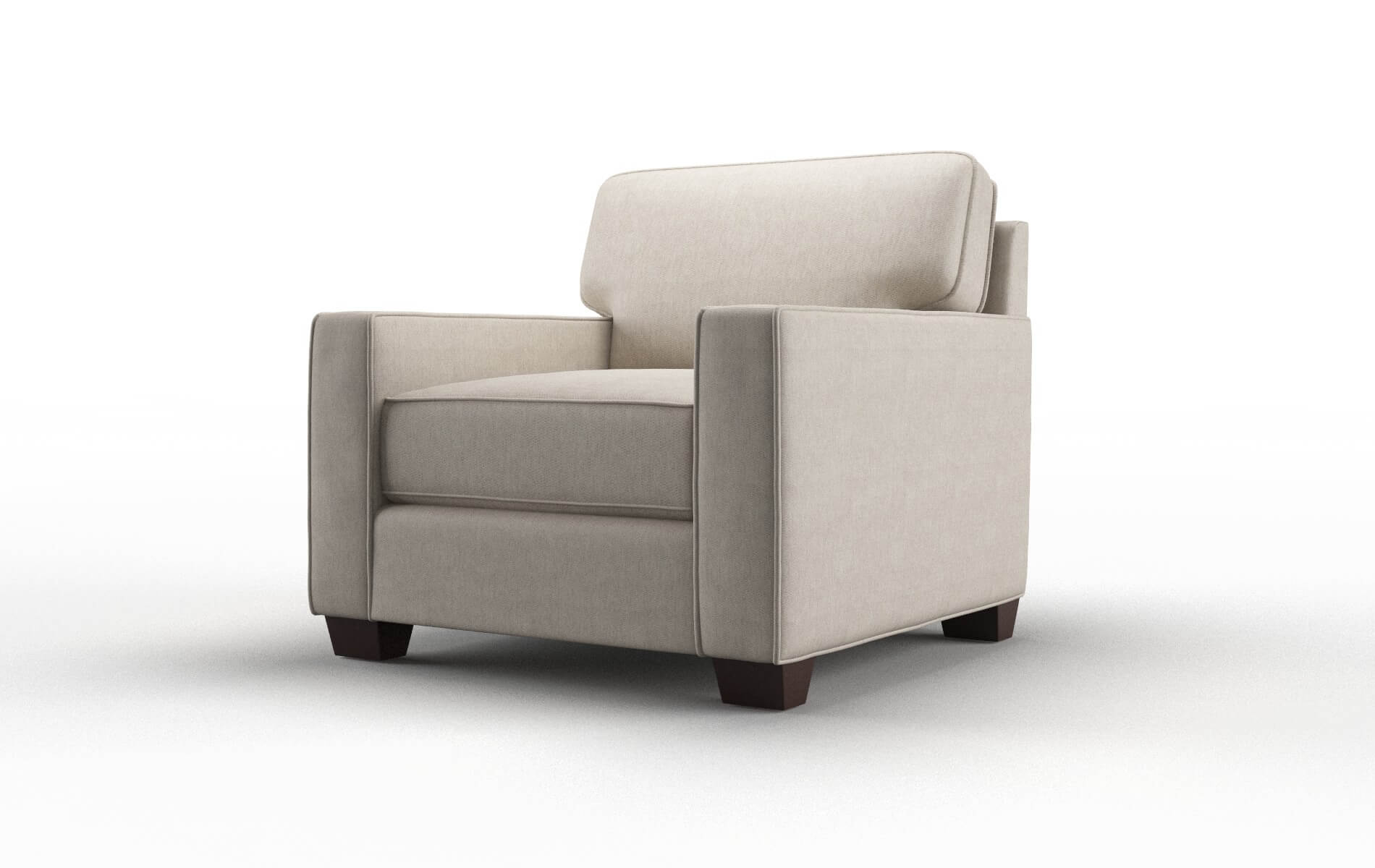 Chicago Derby Linen Chair espresso legs 4