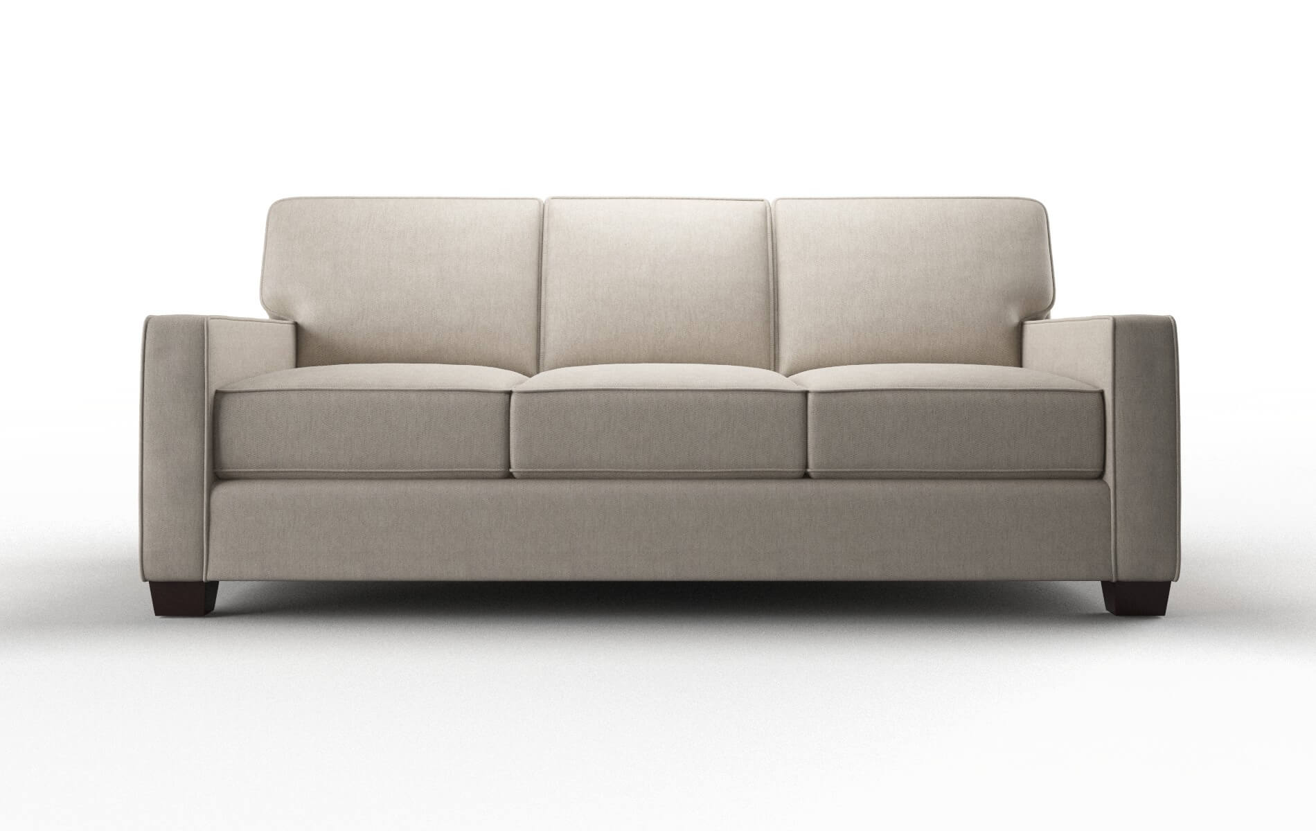 Chicago Derby Linen Sofa espresso legs 1