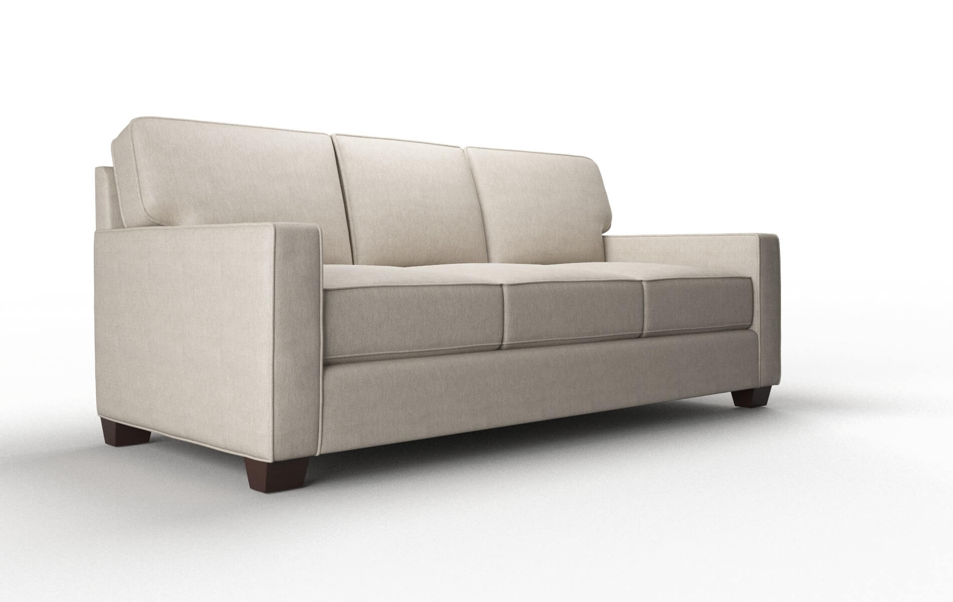 Chicago Derby Linen Sofa espresso legs 2