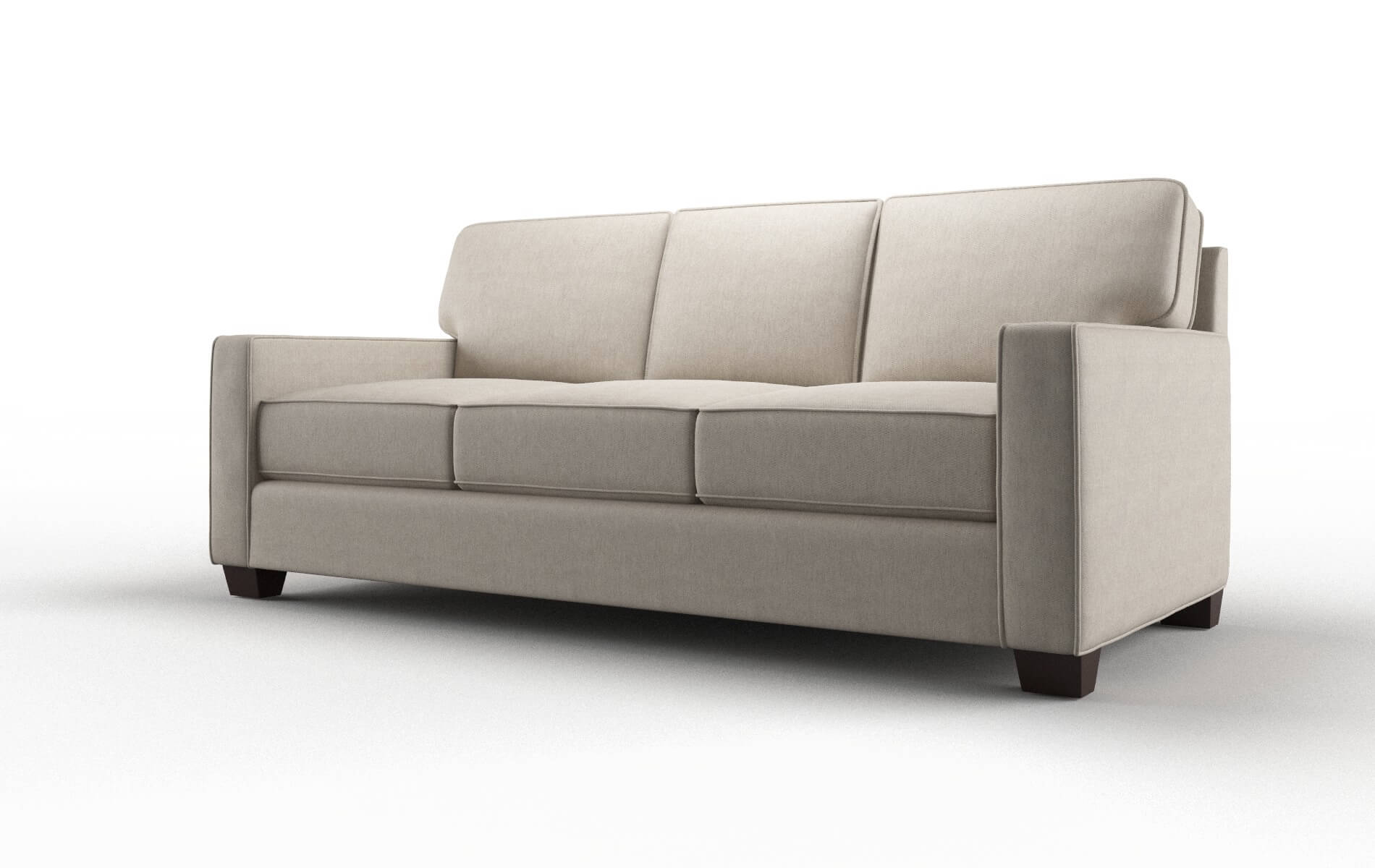 Chicago Derby Linen Sofa espresso legs 4