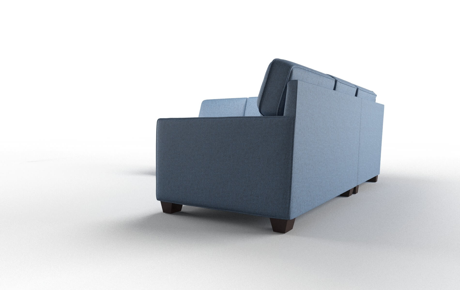 Chicago Derby Navy Sectional espresso legs 4