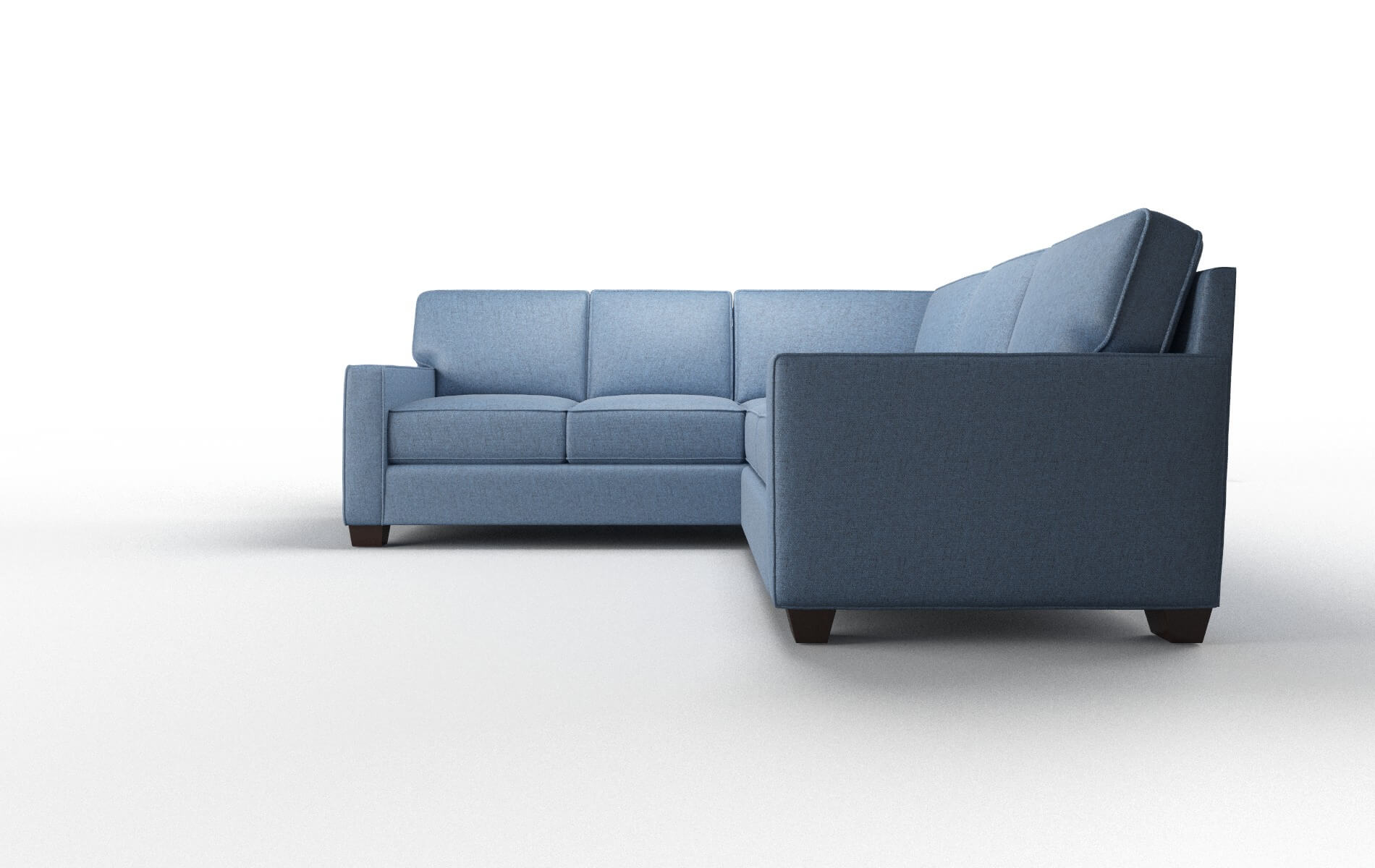 Chicago Derby Navy Sectional espresso legs 5
