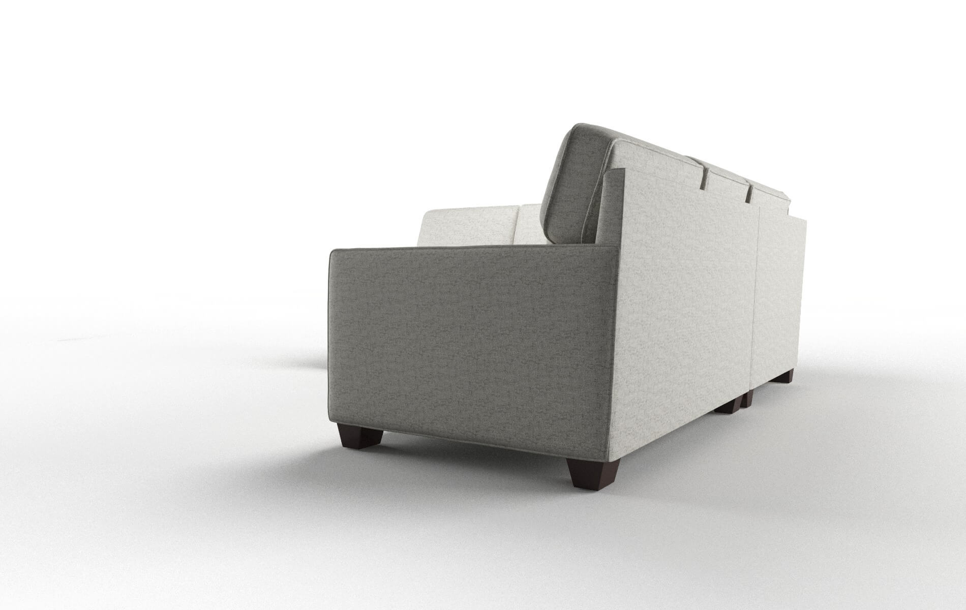 Chicago Derby Silver Sectional espresso legs 4