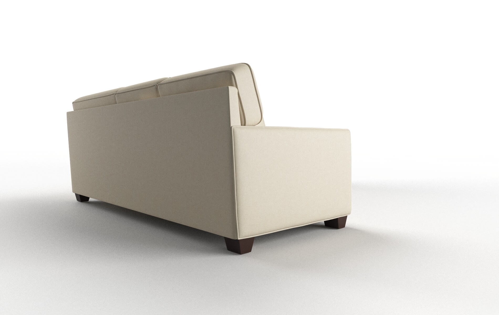 Chicago Dream_d Almond Sectional espresso legs 3