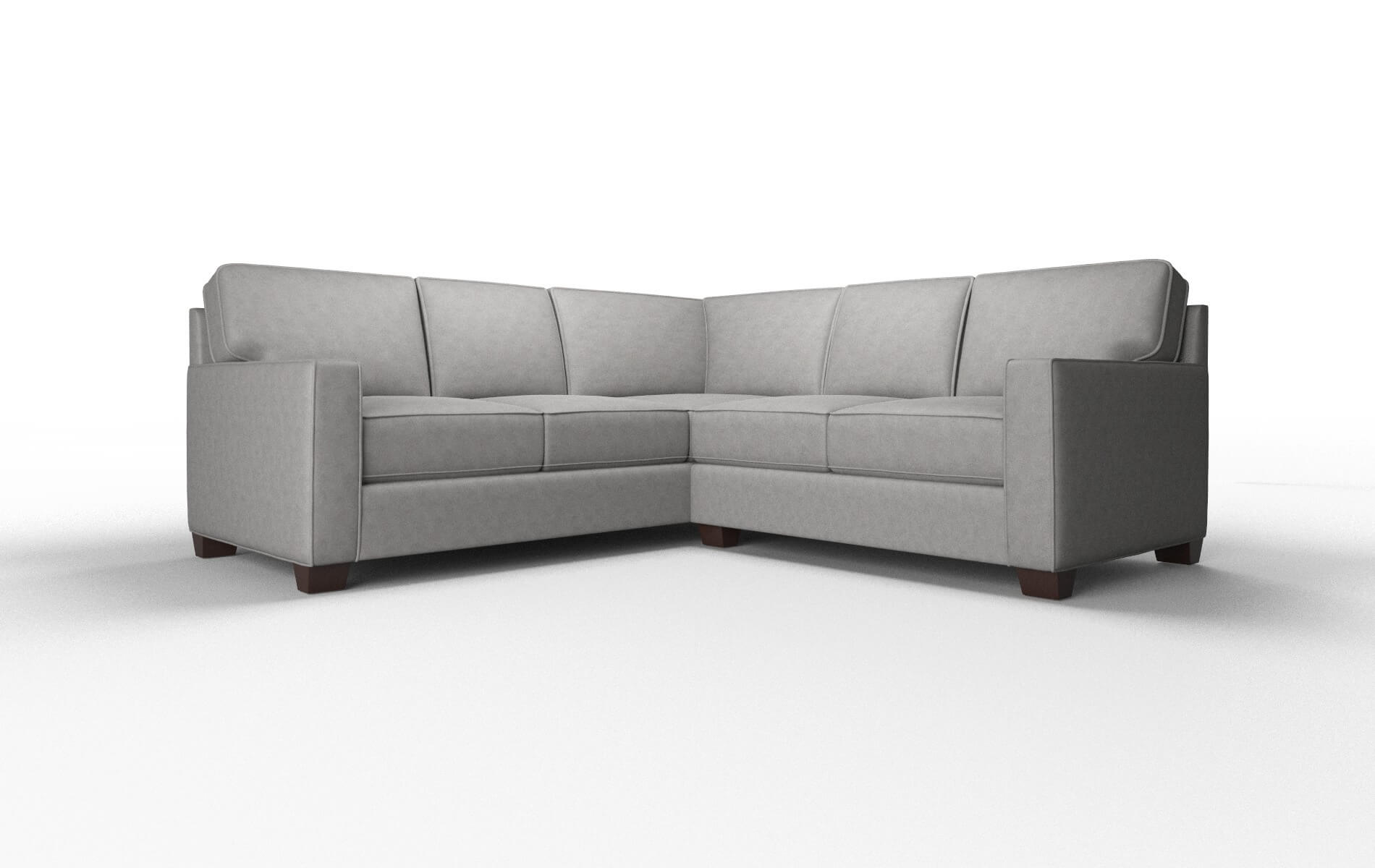 Chicago Dream_d Charcoal Sectional espresso legs 1