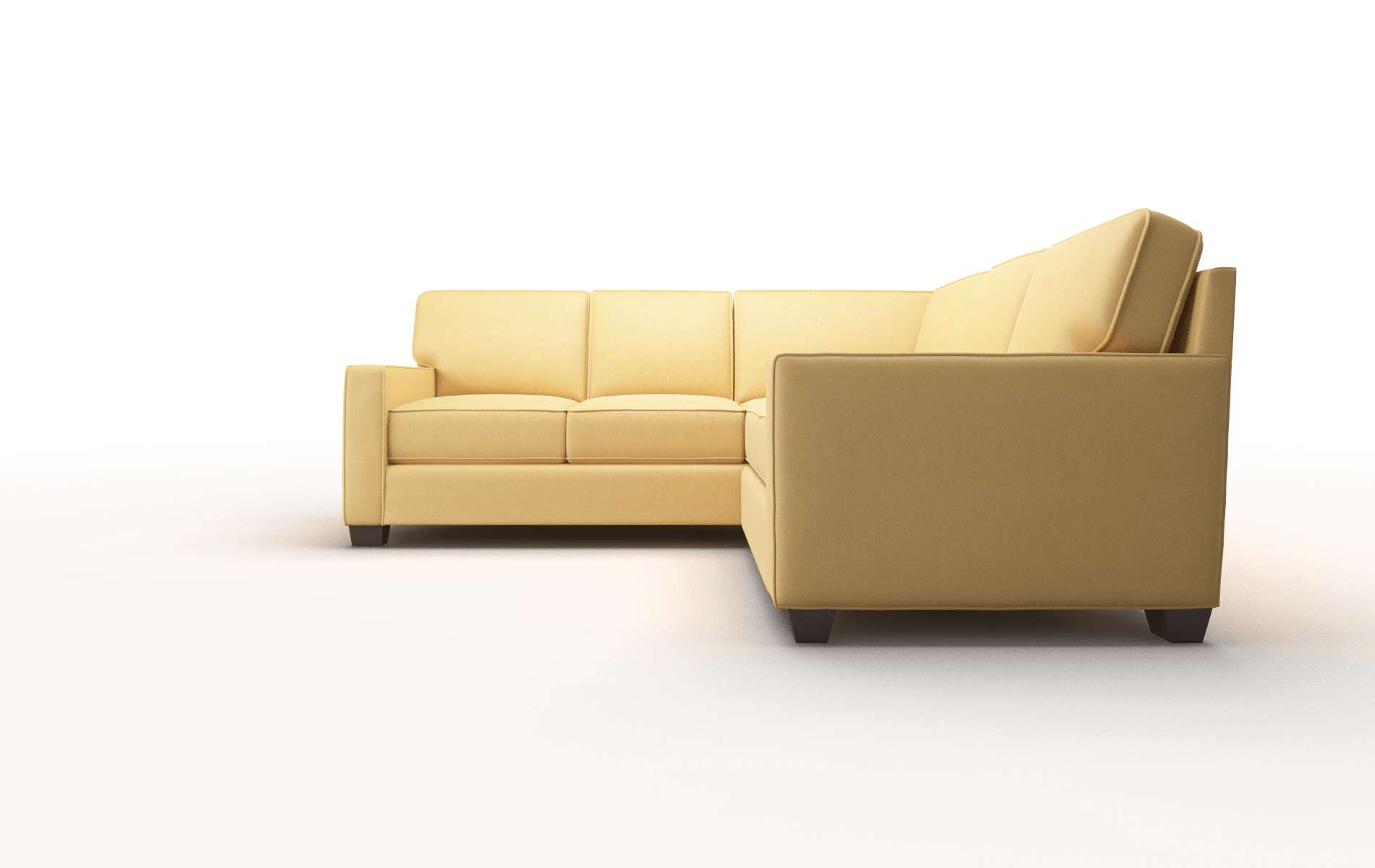 Chicago Dream_d Sunflower Sectional espresso legs 5