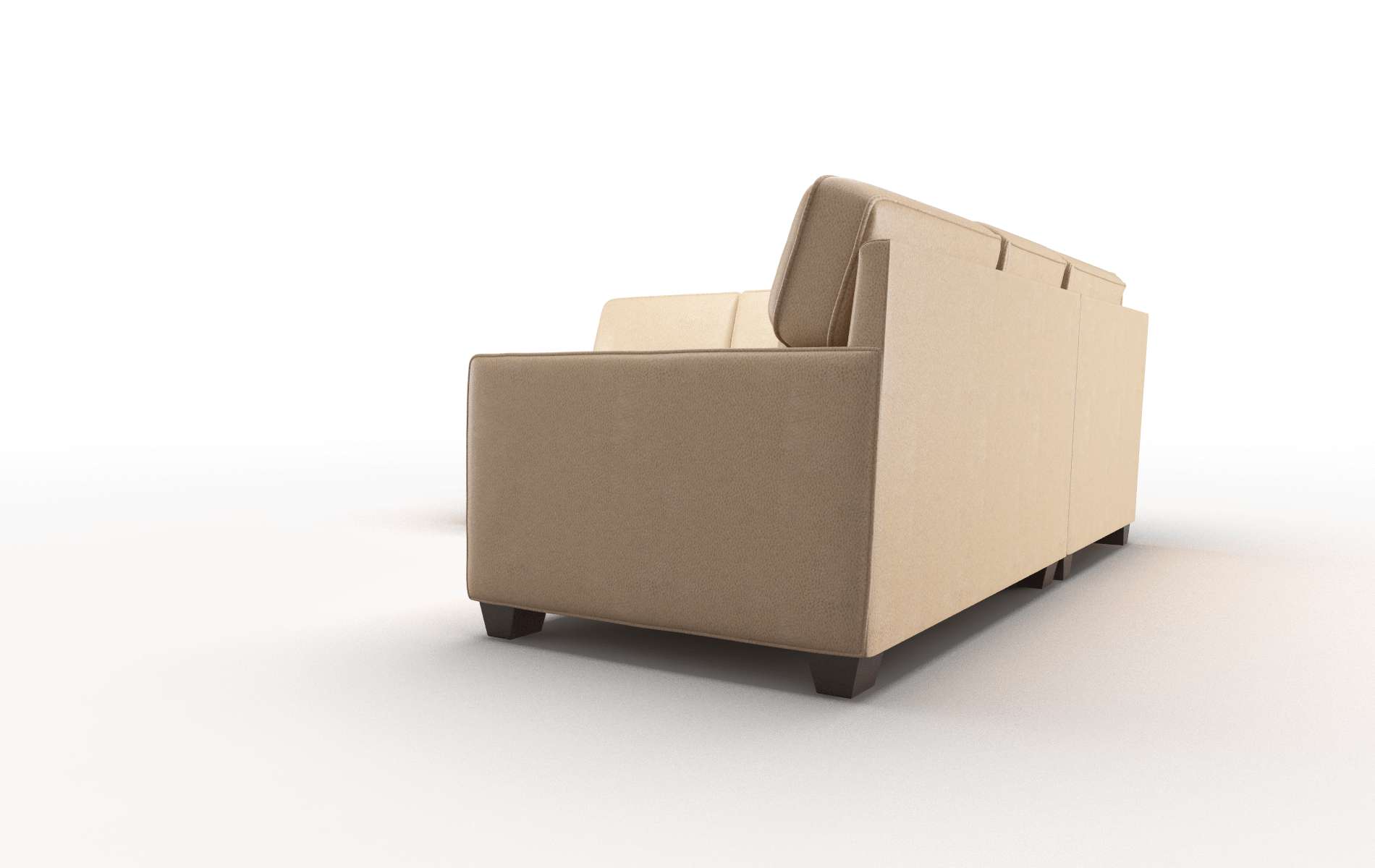 Chicago Ford Dune Sectional espresso legs 4