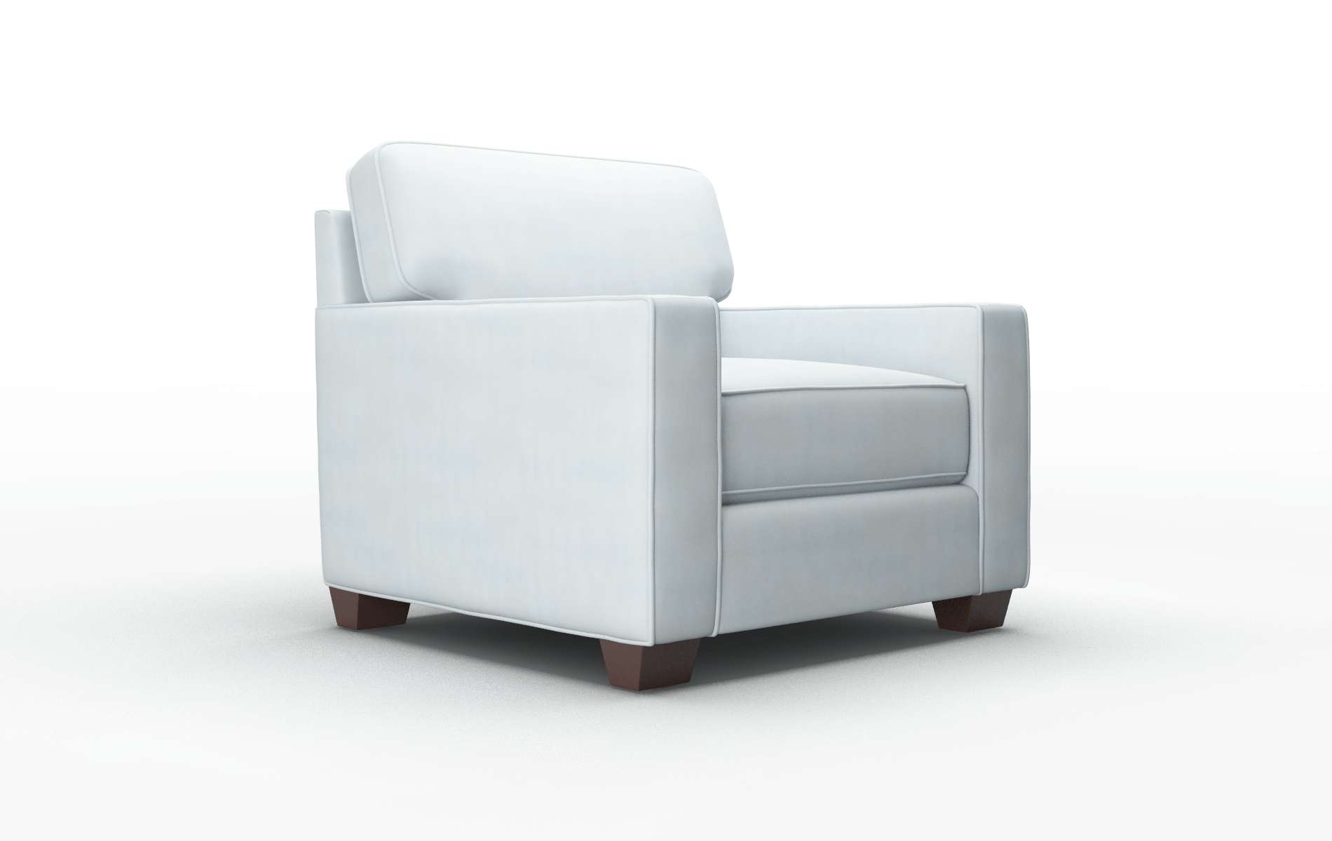 Chicago Hathaway Aqua Chair espresso legs 2
