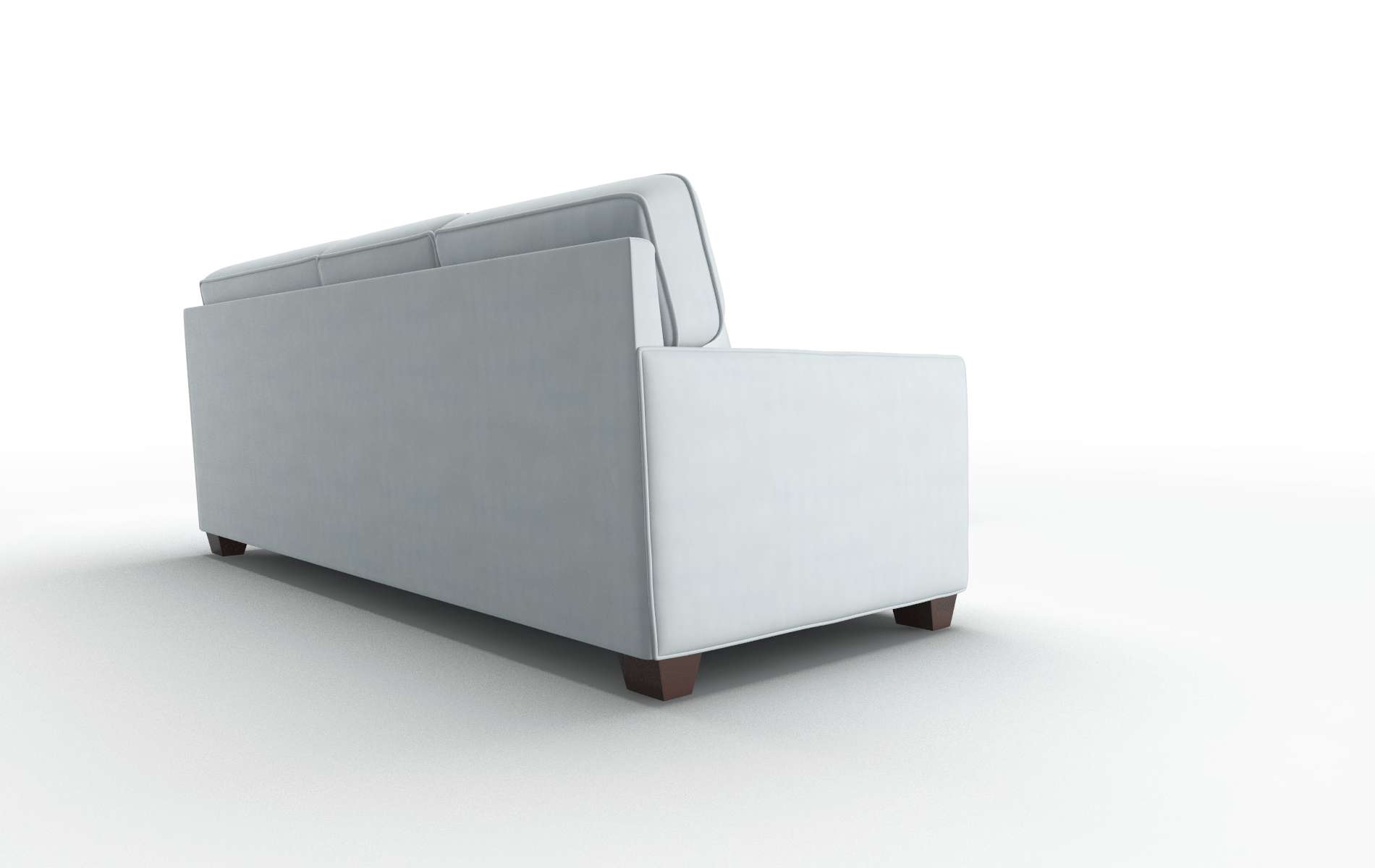 Chicago Hathaway Aqua Sectional espresso legs 3